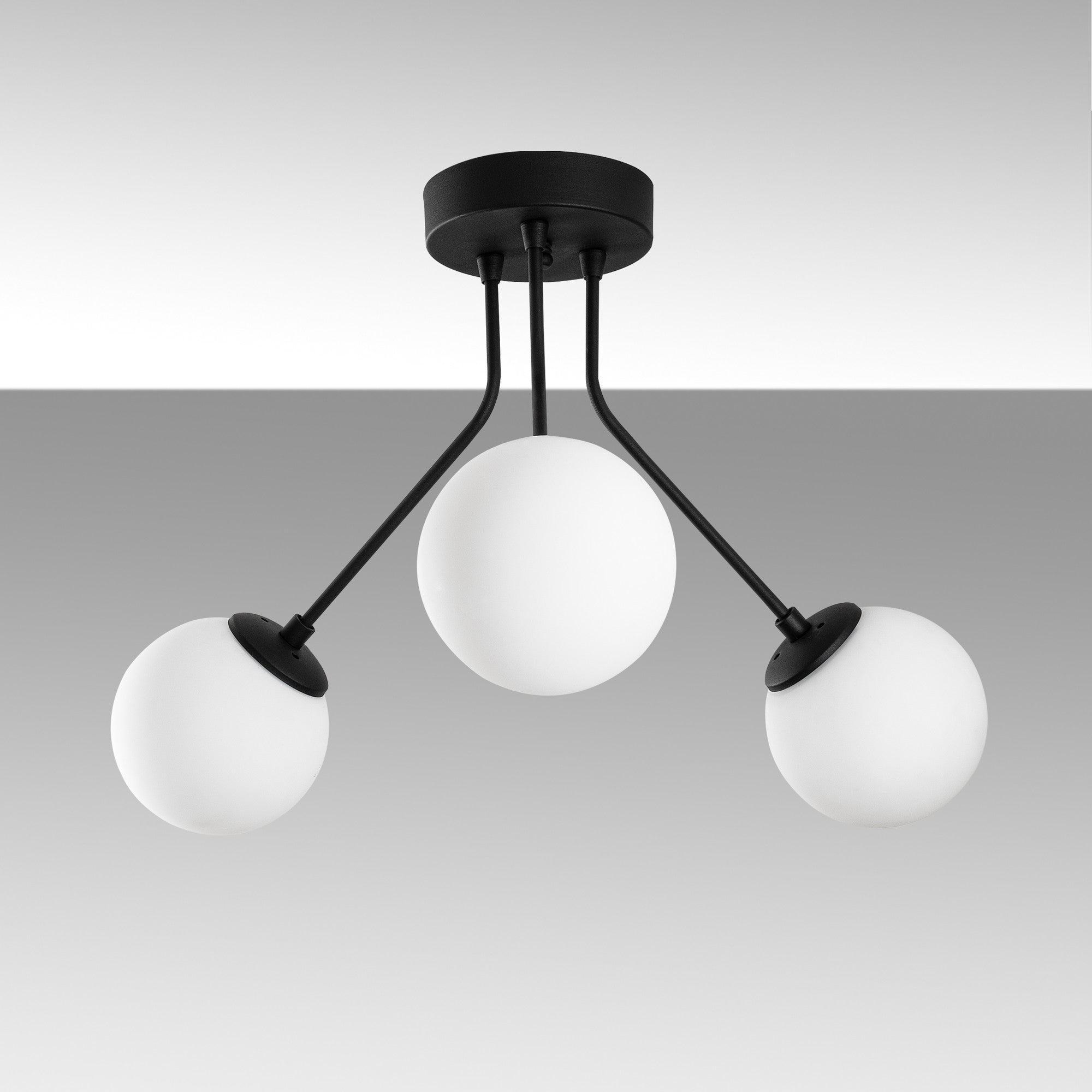 Candeeiro de Teto  - Orıon - Preto