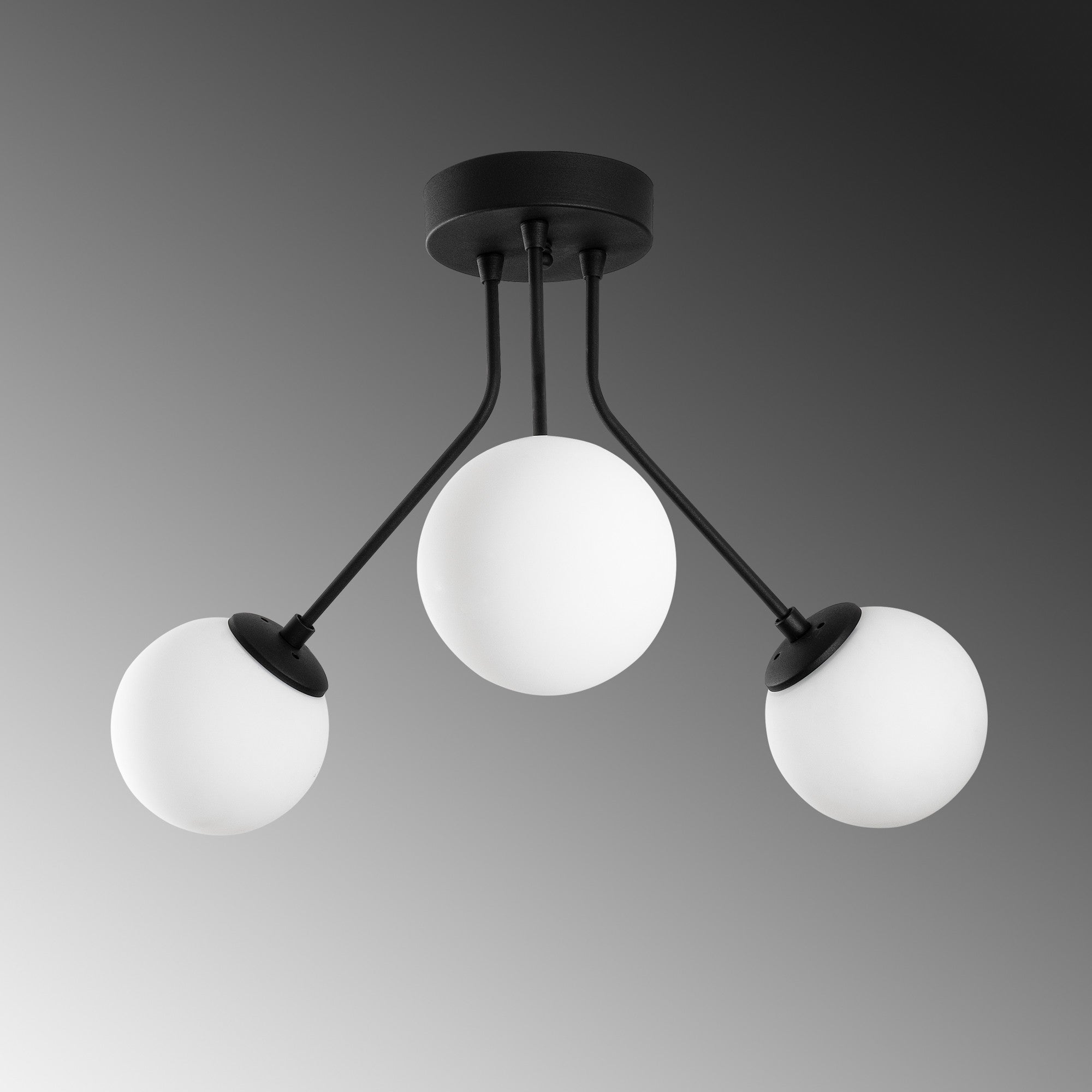 Candeeiro de Teto  - Orıon - Preto