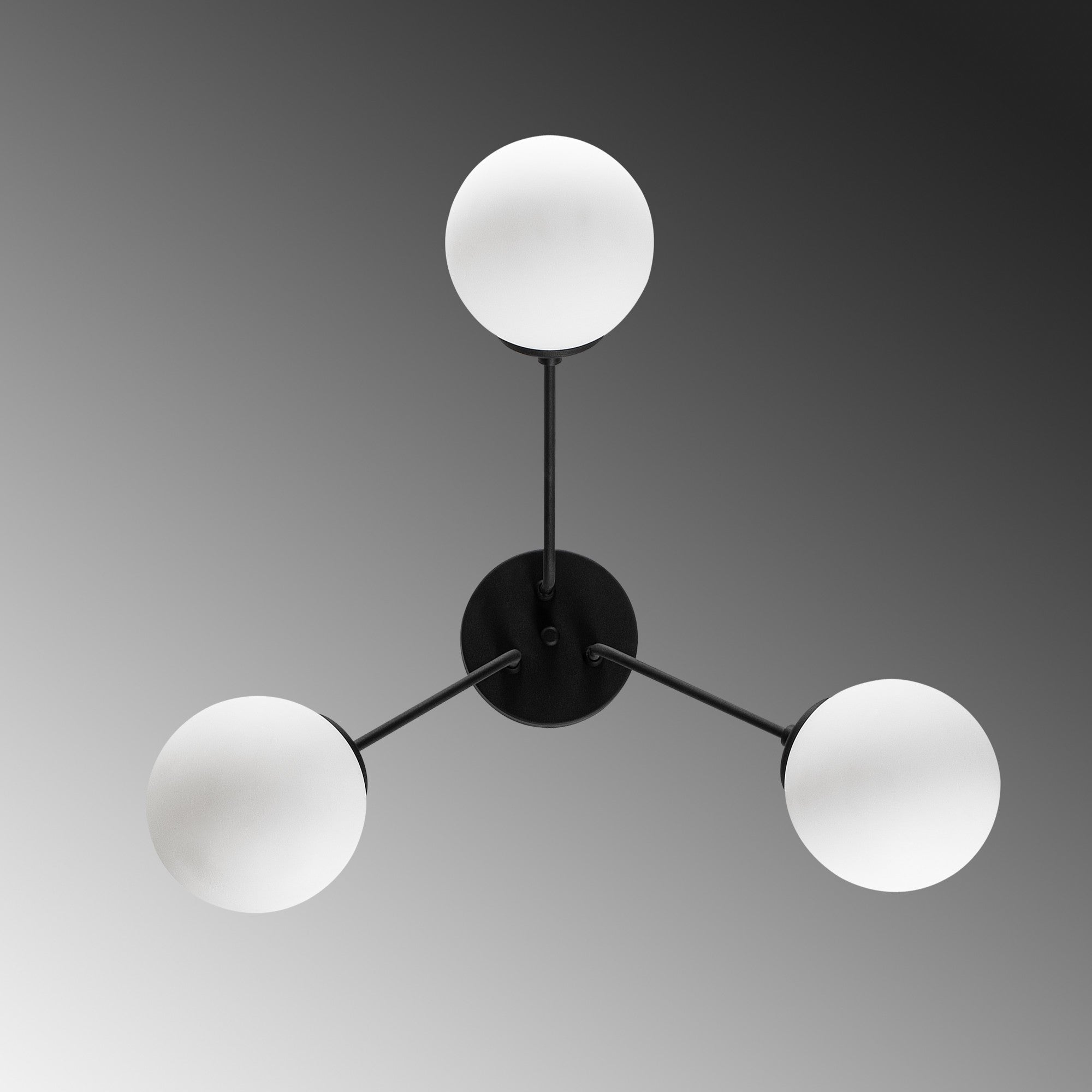 Candeeiro de Teto  - Orıon - Preto