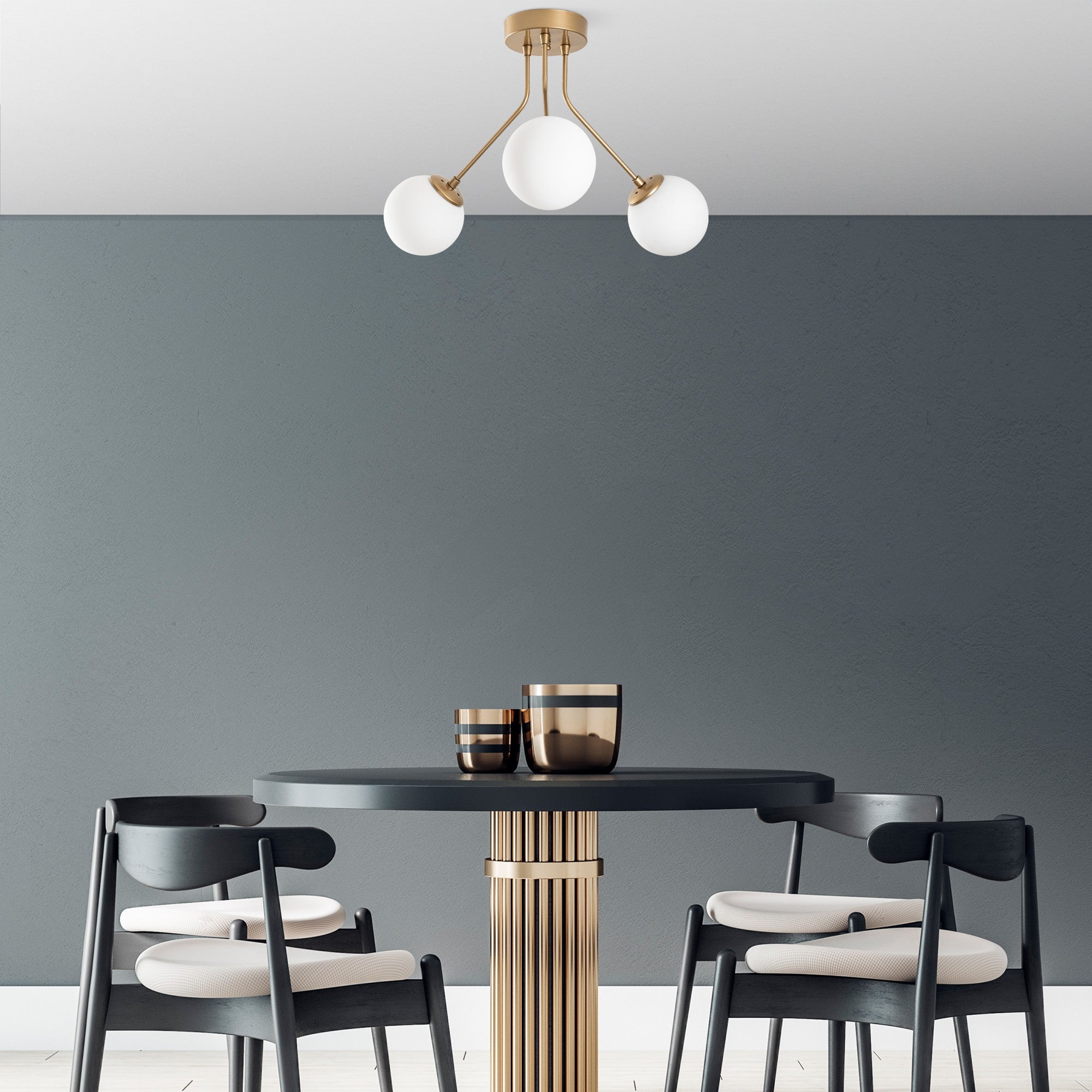 Candeeiro de Teto  - Orıon - Ouro