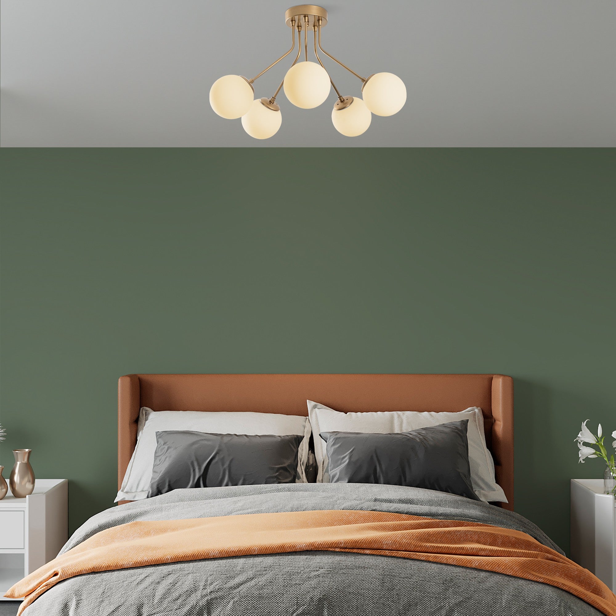 Candeeiro de Teto  - Orıon - Ouro