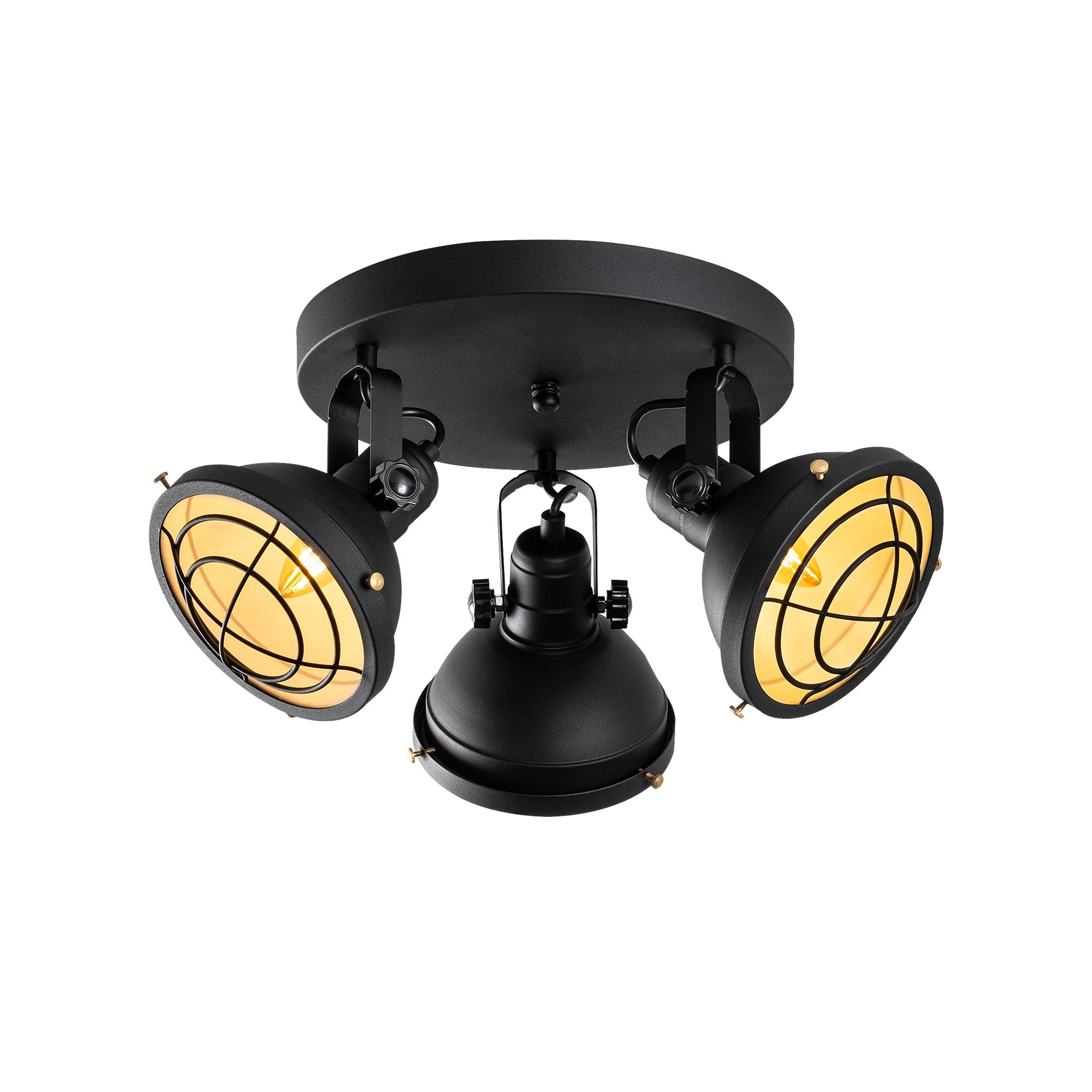 Candeeiro de Teto  - Spoly - Preto