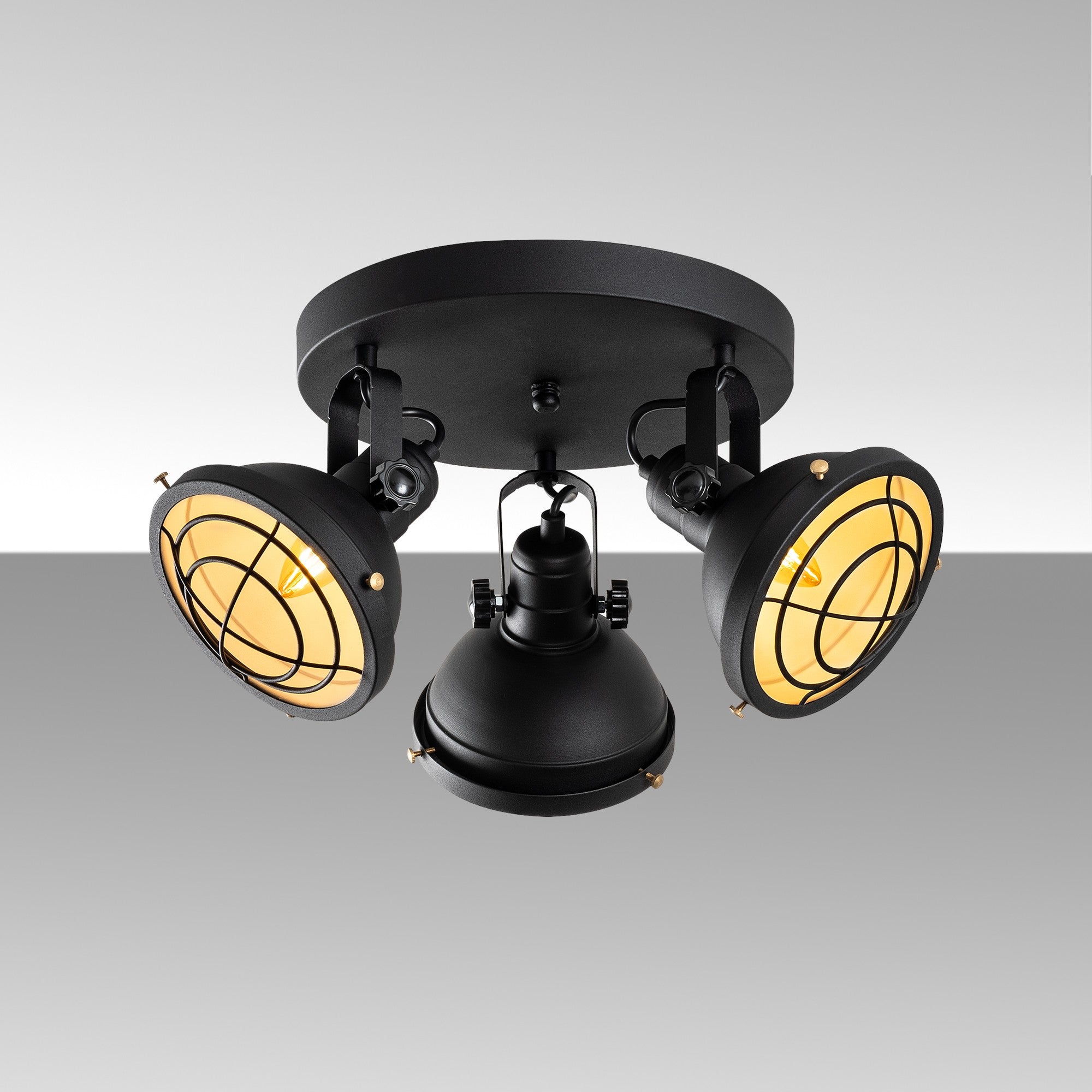 Candeeiro de Teto  - Spoly - Preto