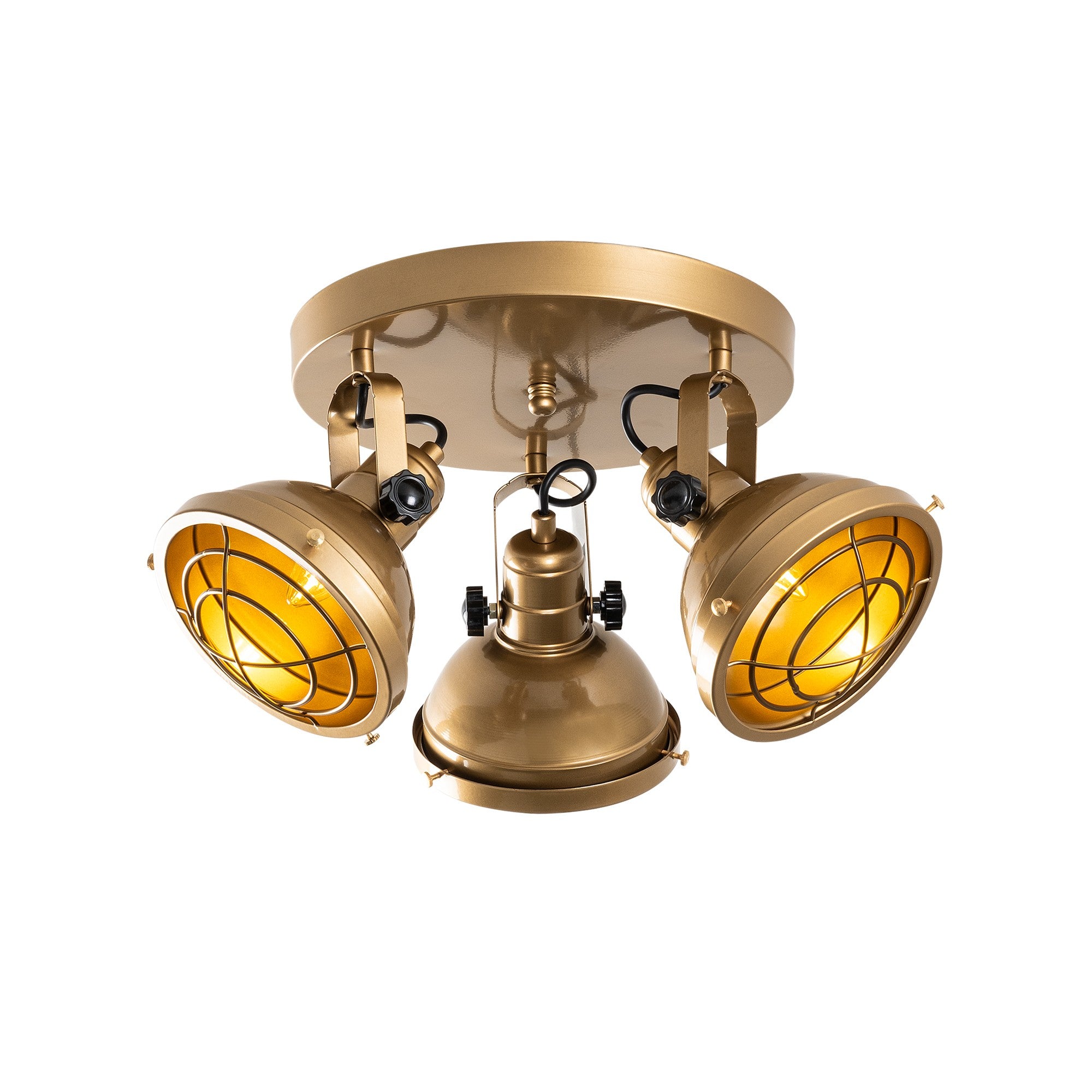 Candeeiro de Teto  - Spoly - Ouro