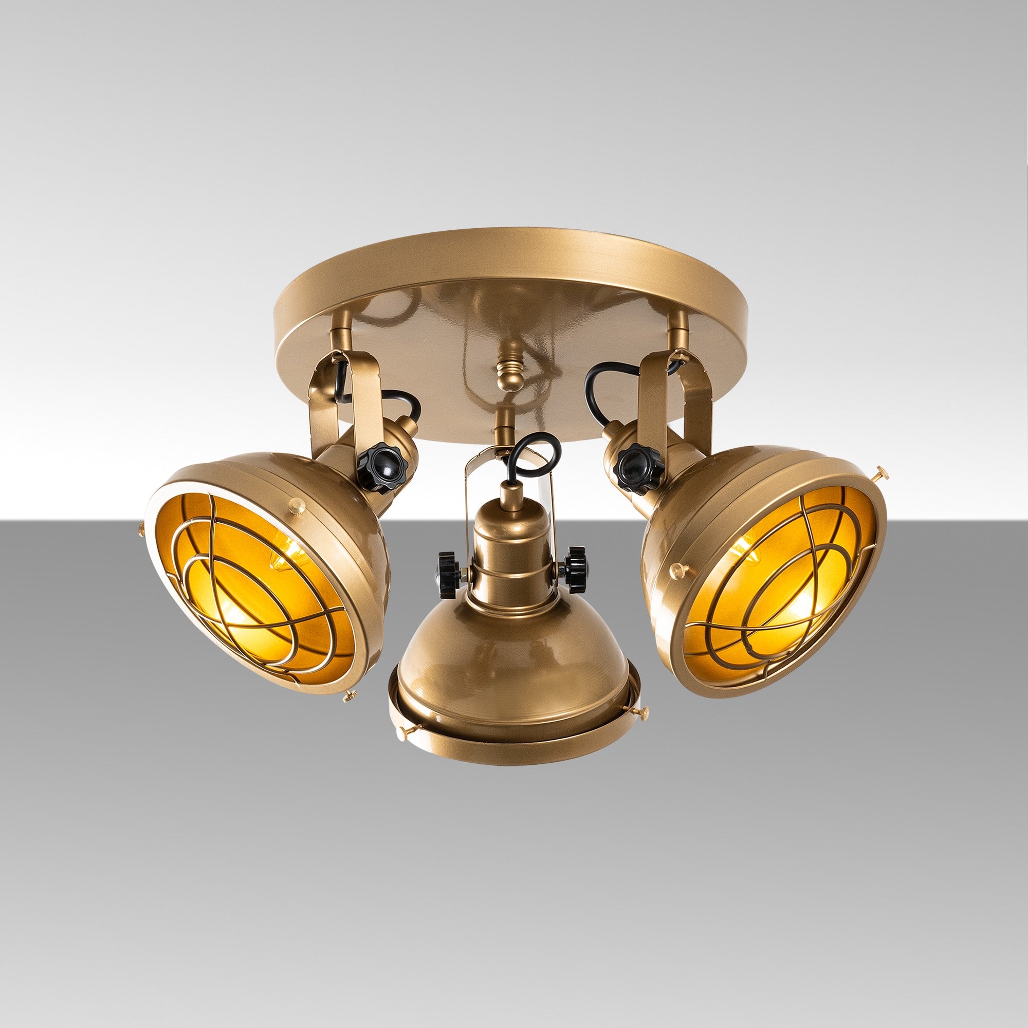 Candeeiro de Teto  - Spoly - Ouro