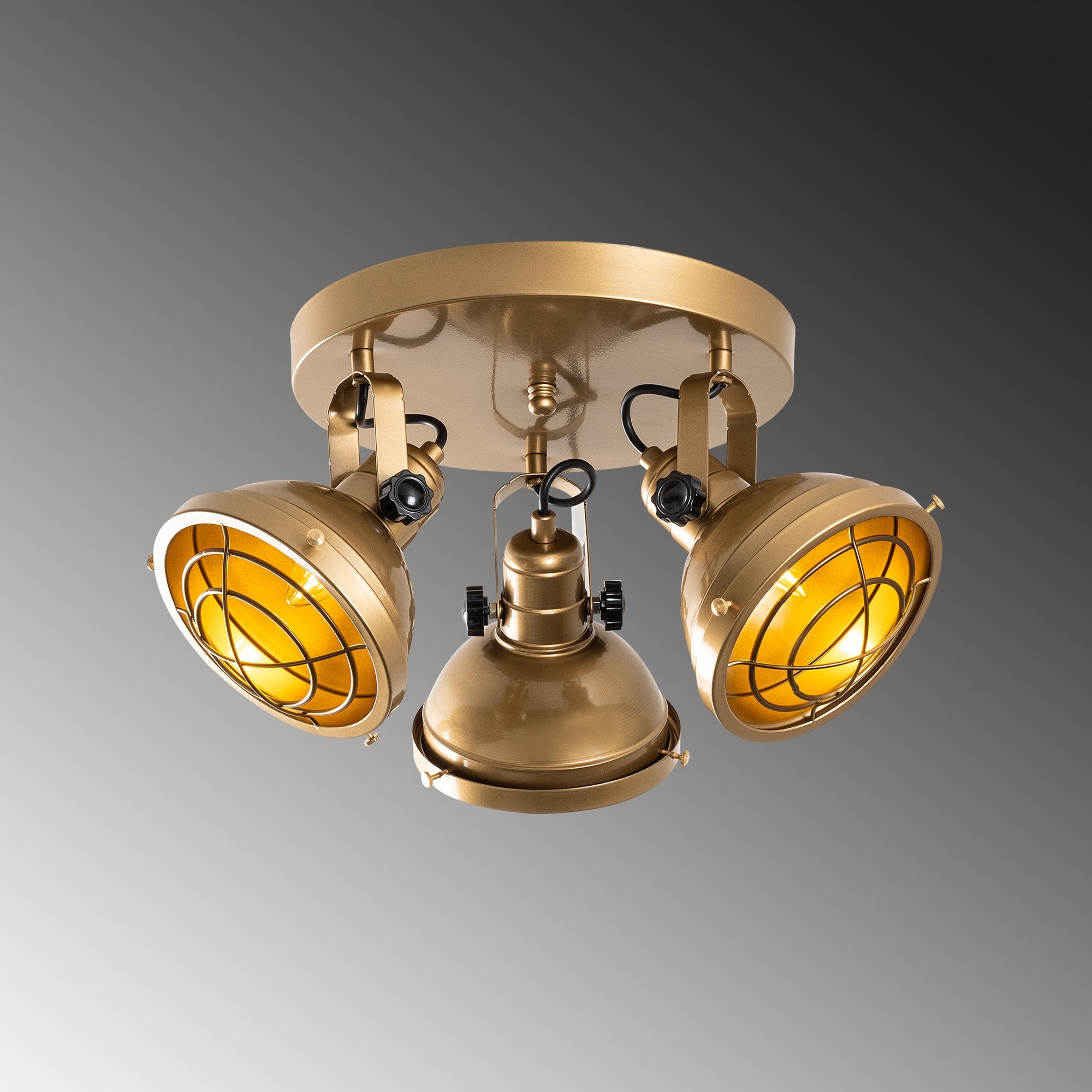 Candeeiro de Teto  - Spoly - Ouro