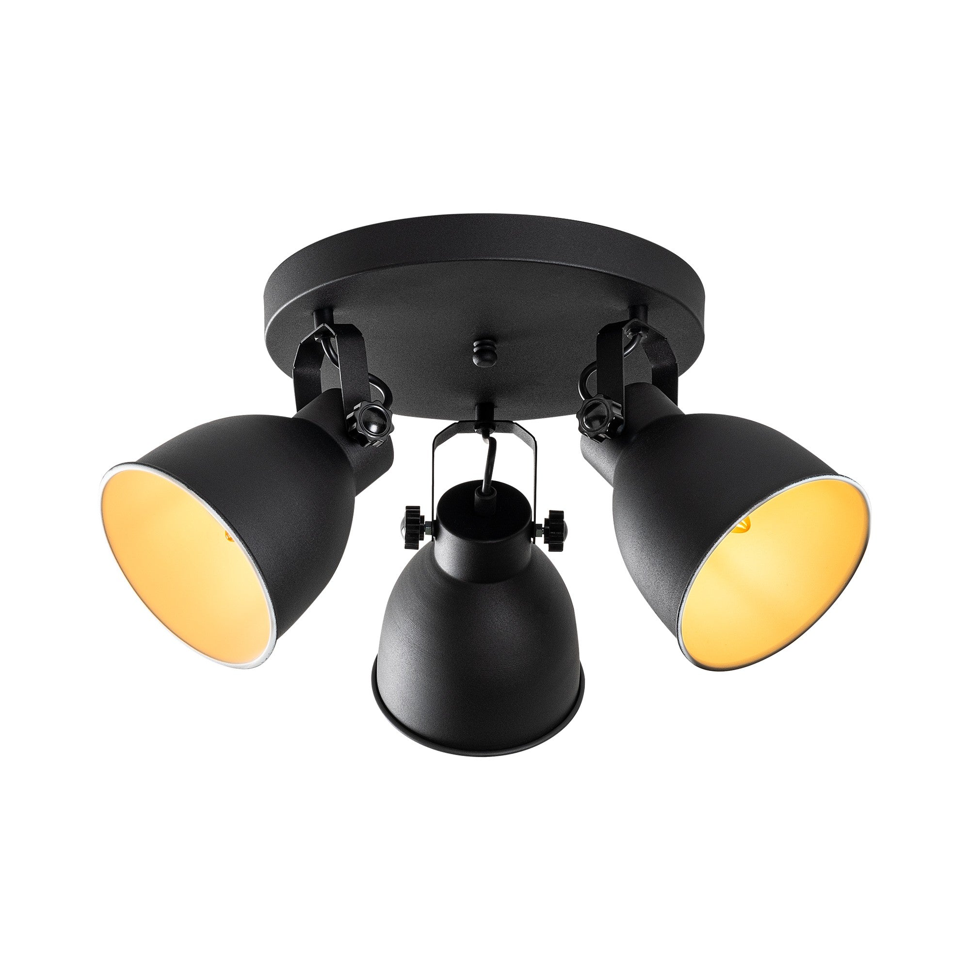 Candeeiro de Teto  - Spotkafası - Preto