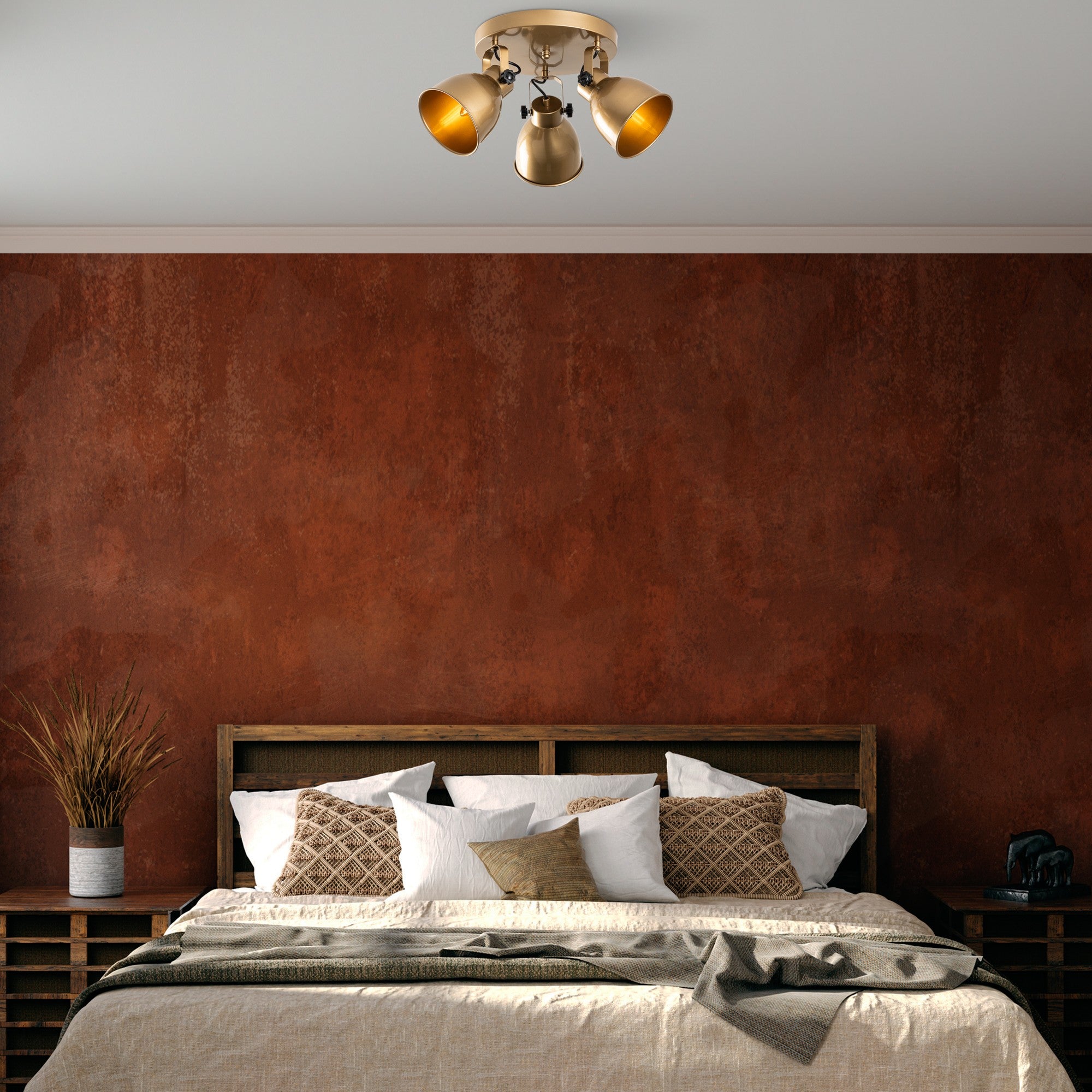 Candeeiro de Teto  - Spotkafası - Ouro