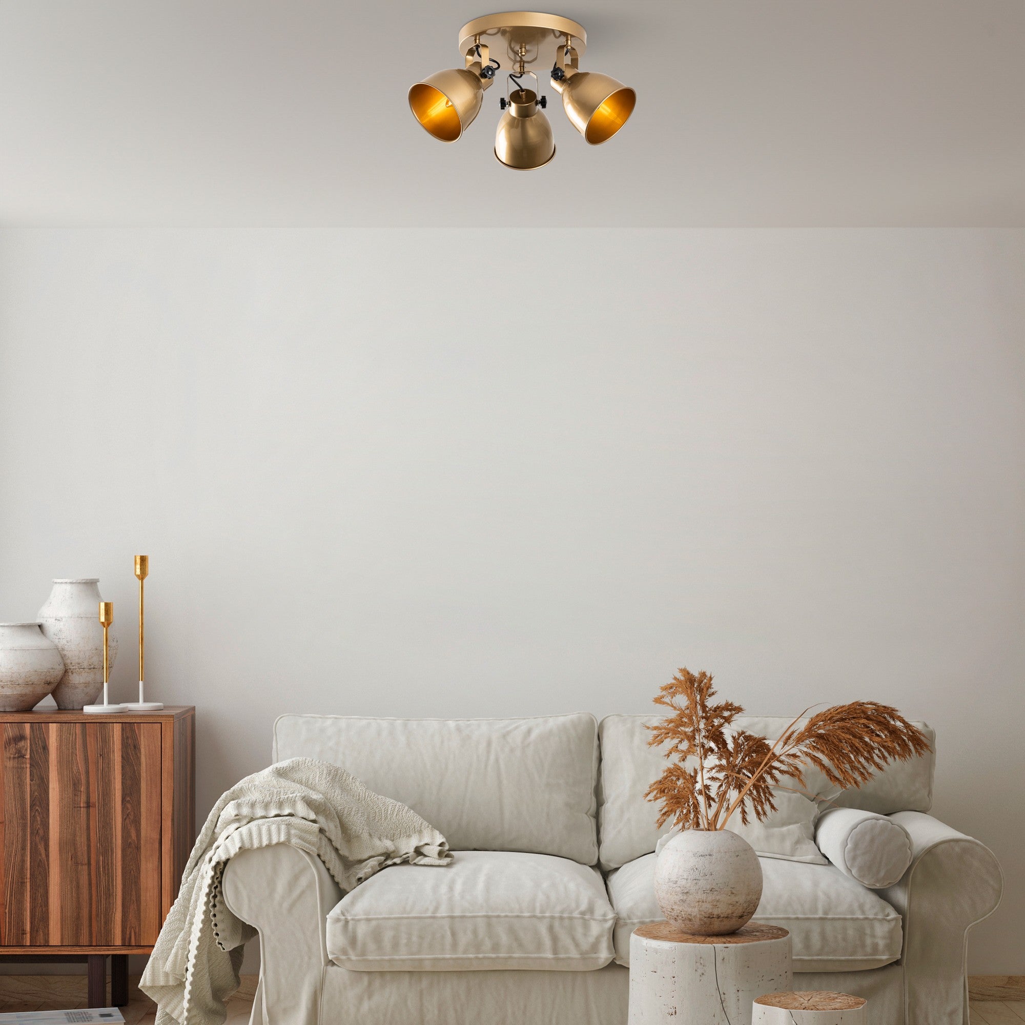 Candeeiro de Teto  - Spotkafası - Ouro