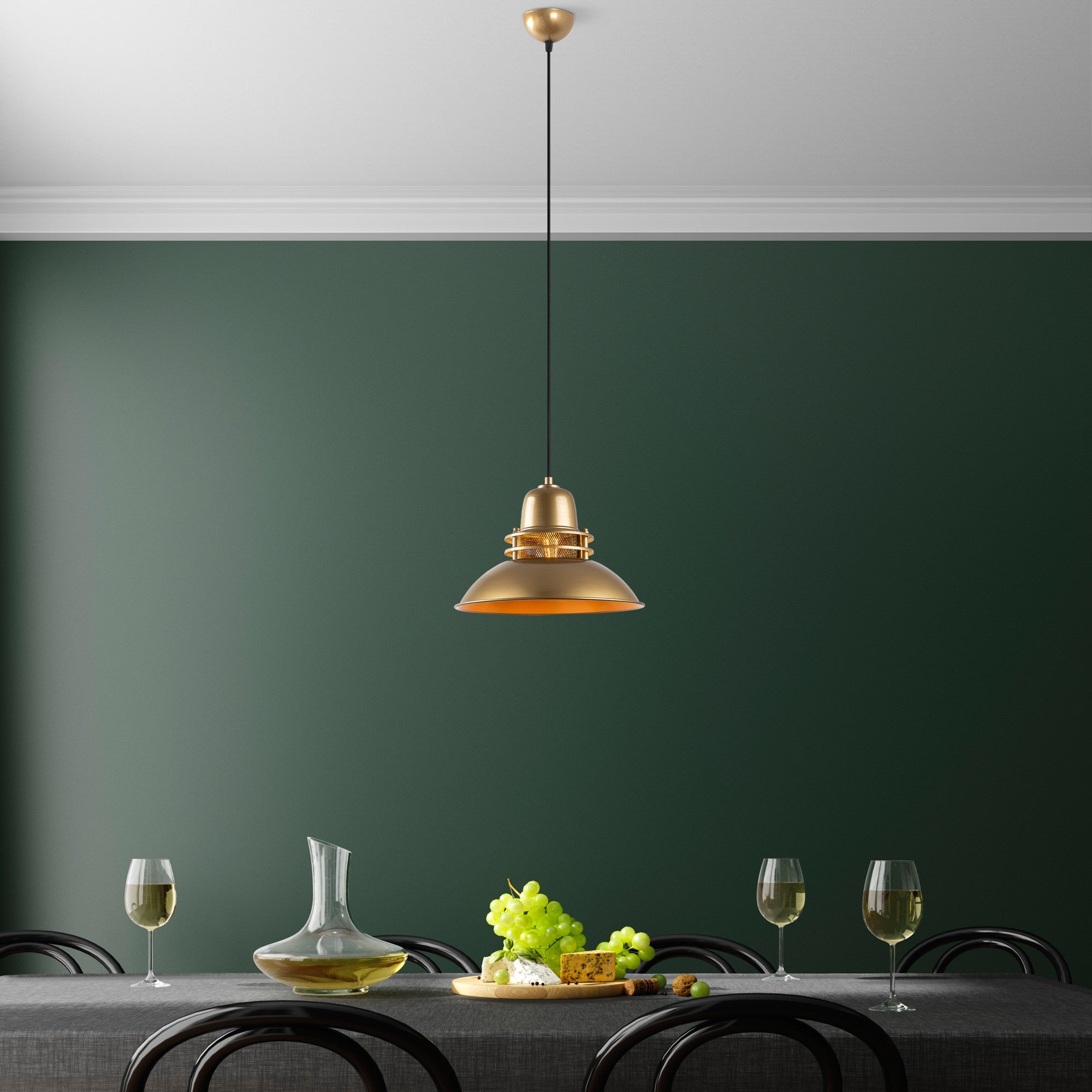 Candeeiro de Teto  - Tıbet - Ouro