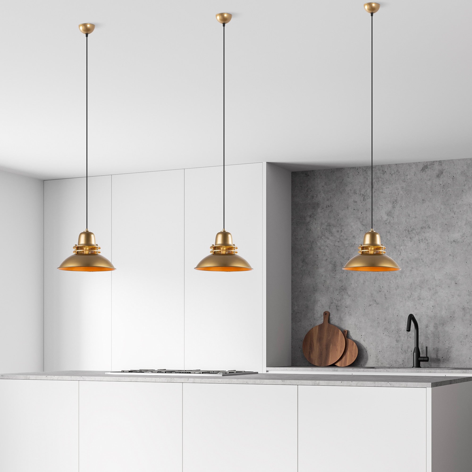 Candeeiro de Teto  - Tıbet - Ouro