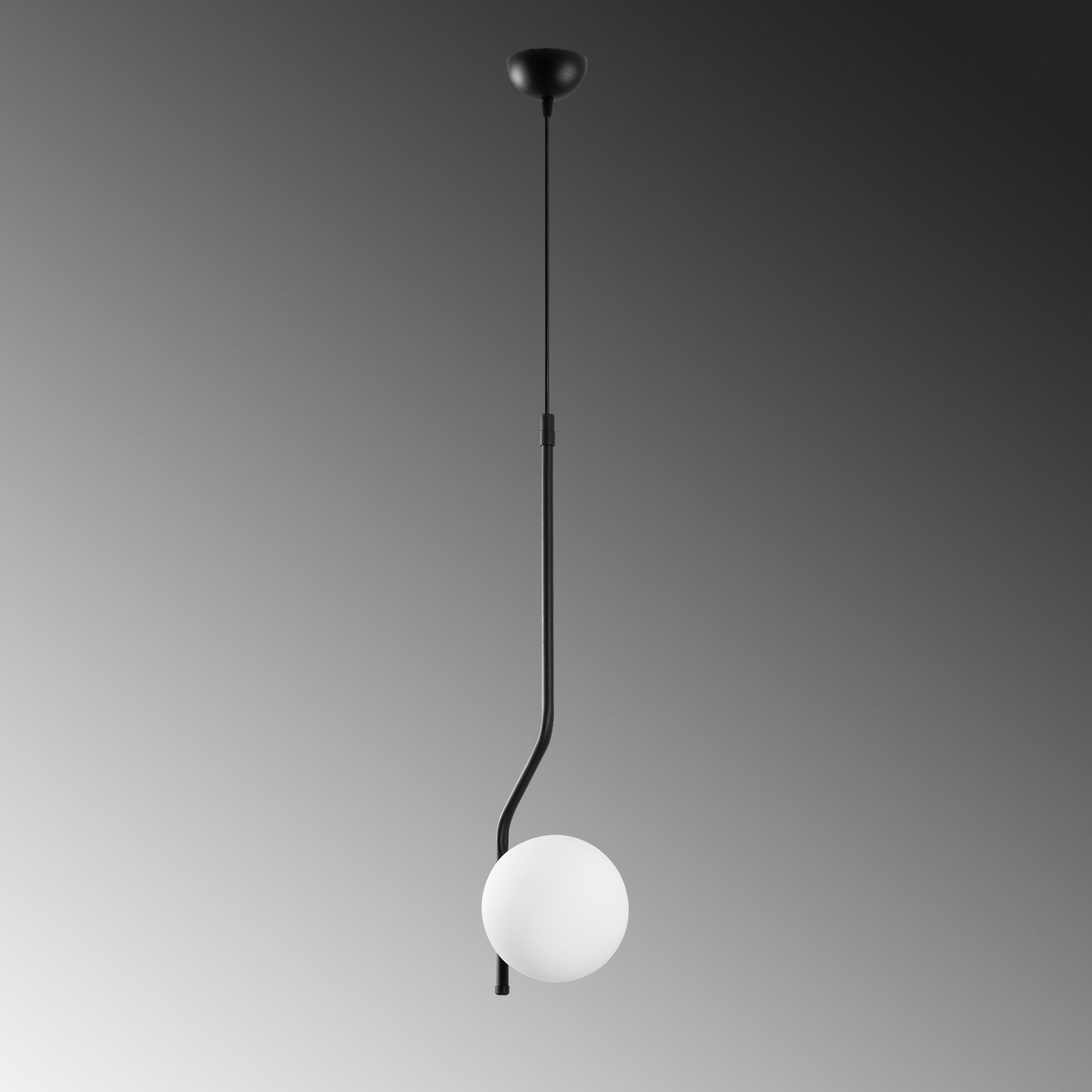 Candeeiro de Teto – 70 - 100 cm – Preto – Metal