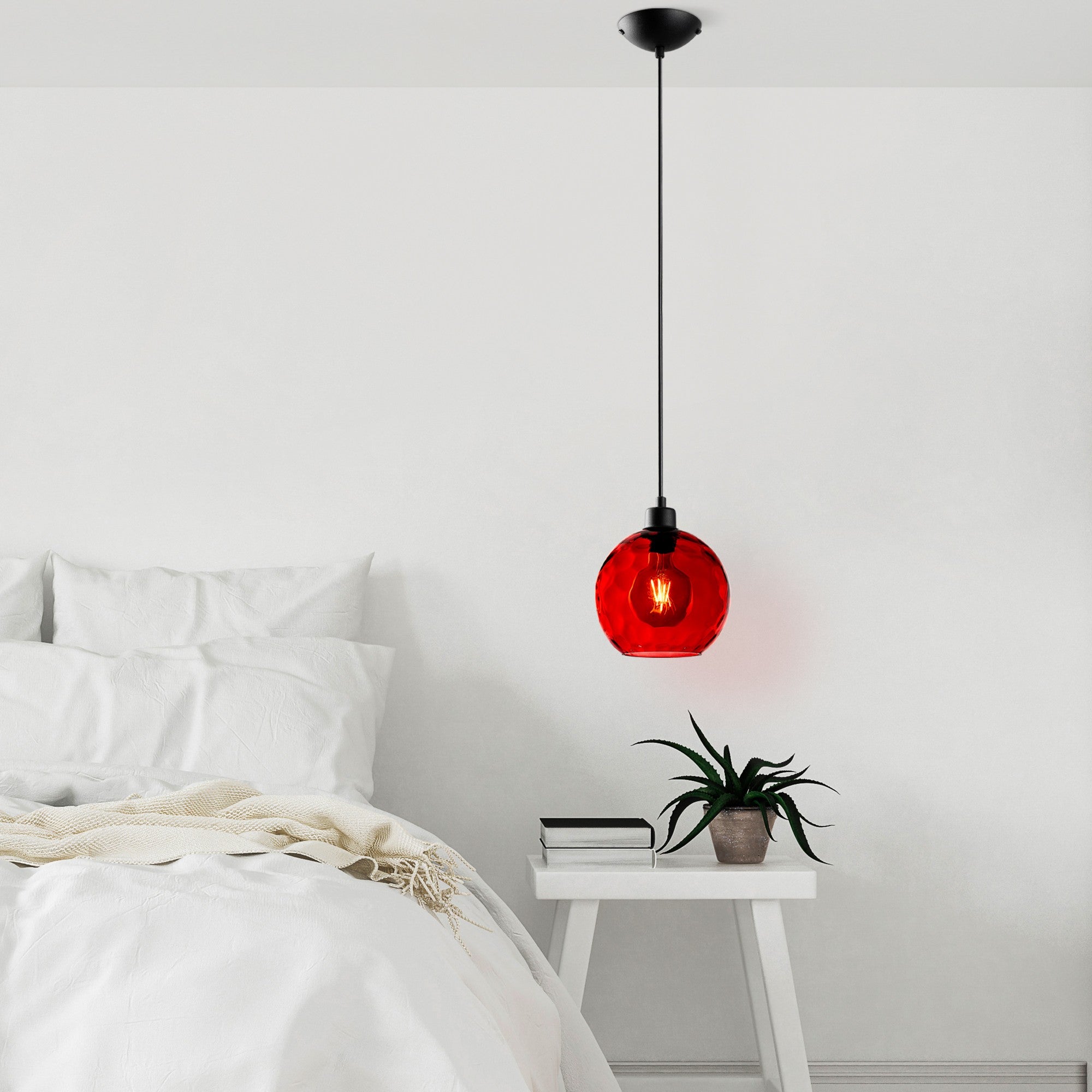 Candeeiro de Teto  - Benek - Vermelho