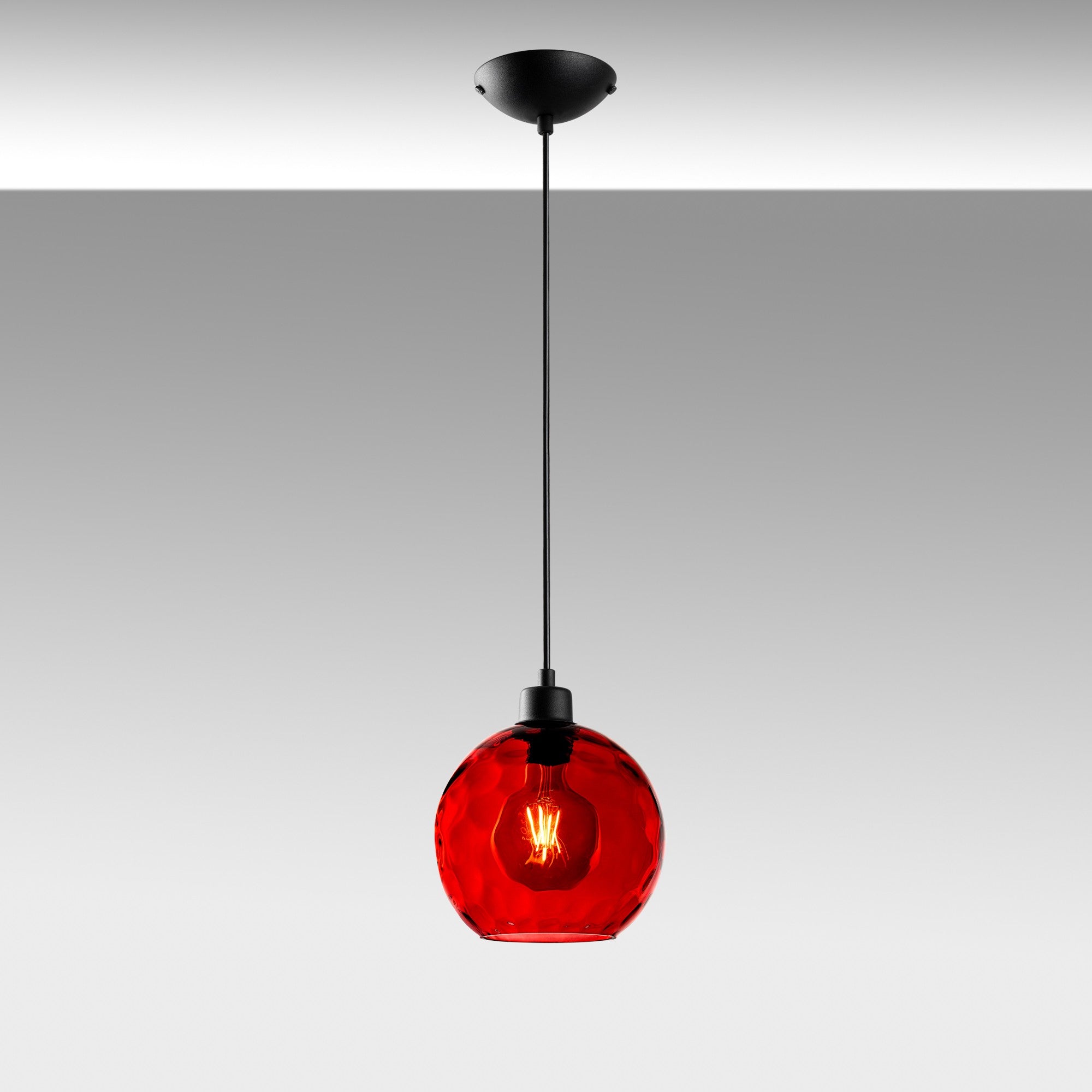 Candeeiro de Teto  - Benek - Vermelho