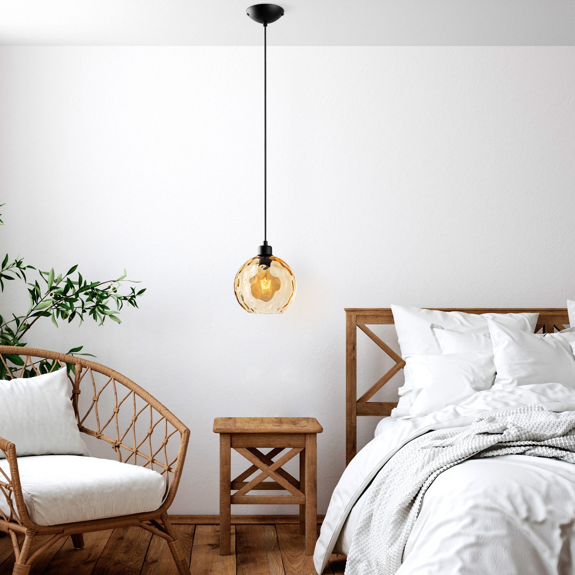 Candeeiro de Teto  - Benek - Amarelo