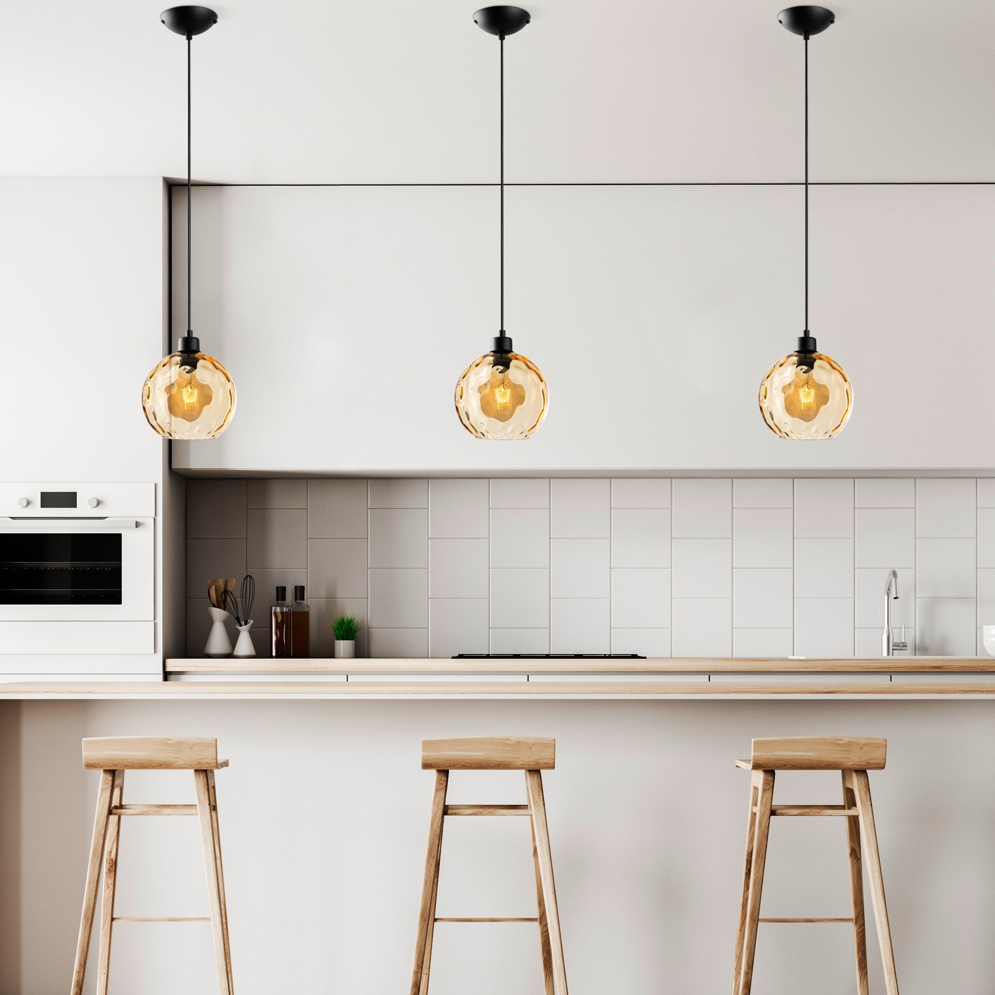 Candeeiro de Teto  - Benek - Amarelo