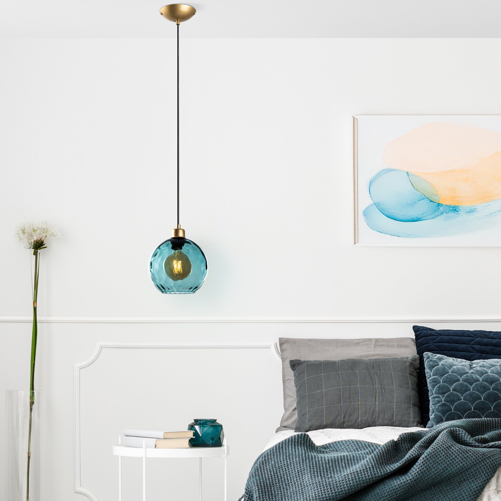 Candeeiro de Teto  - Benek - Azul