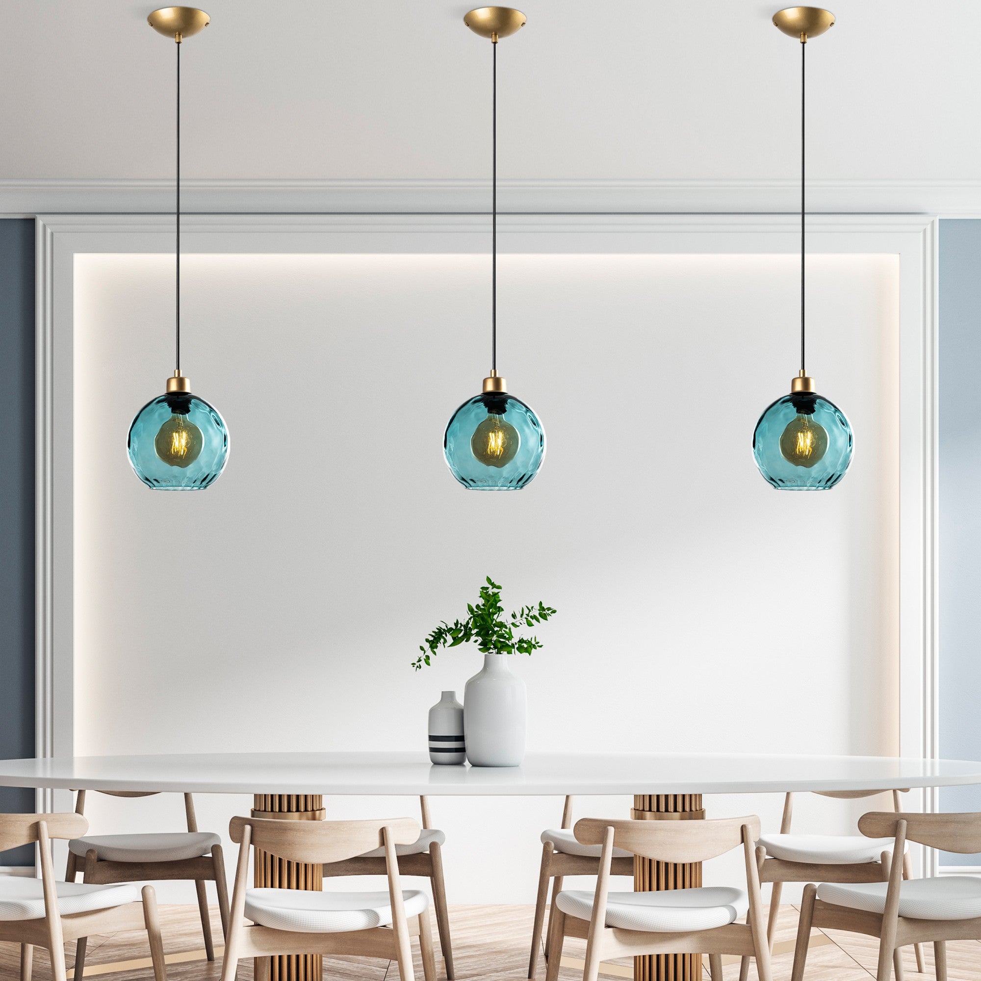 Candeeiro de Teto  - Benek - Azul