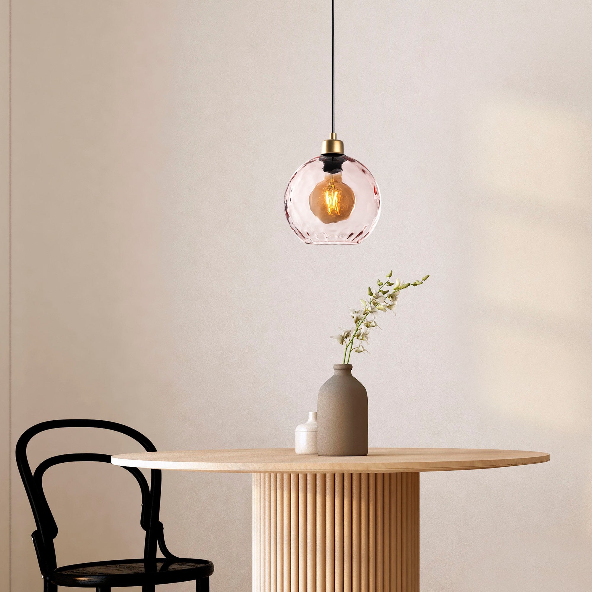 Candeeiro de Teto  - Benek - Rosa