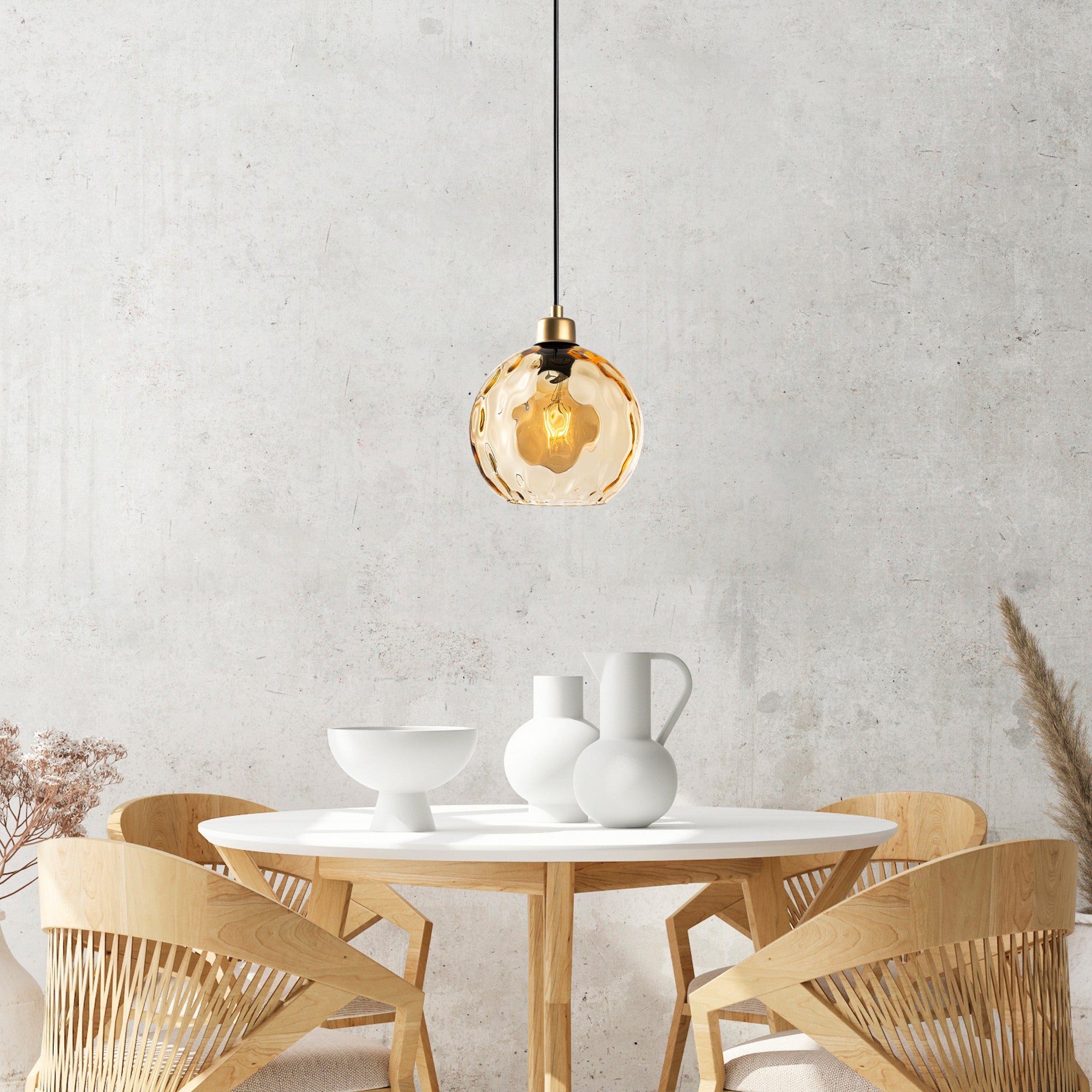 Candeeiro de Teto  - Benek - Amarelo