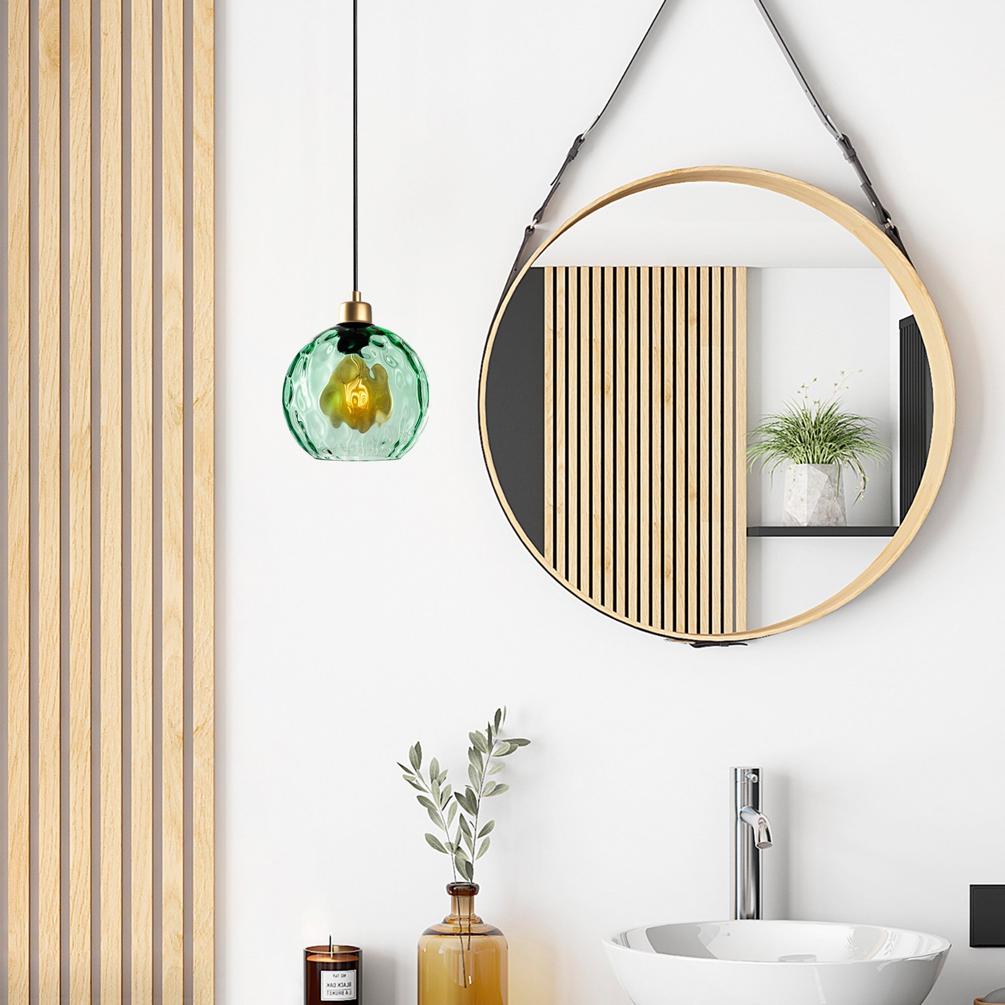 Candeeiro de Teto  - Benek - Verde