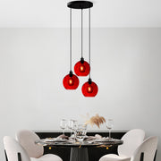 Candeeiro de Teto  - Benek - Vermelho