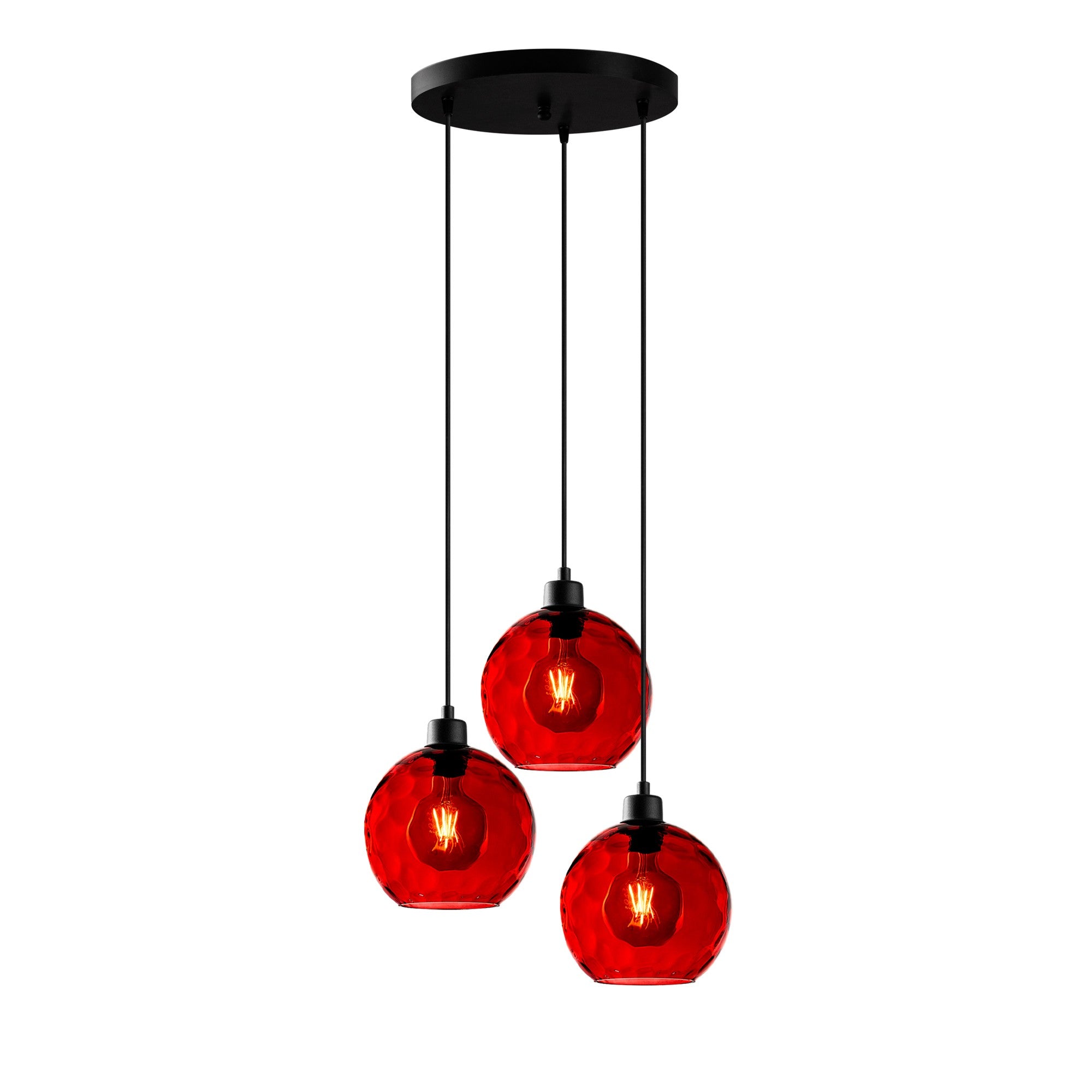 Candeeiro de Teto  - Benek - Vermelho