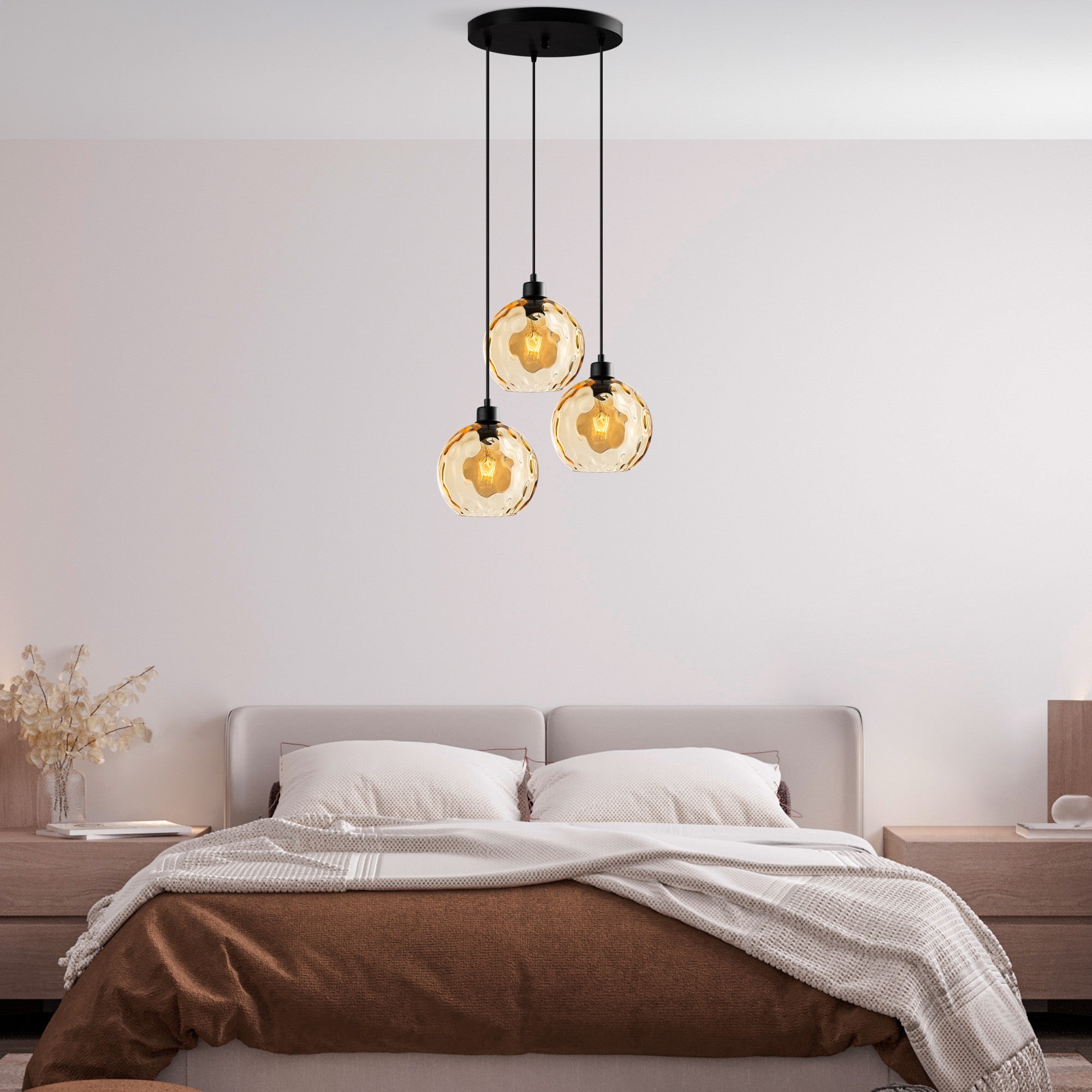 Candeeiro de Teto  - Benek - Amarelo