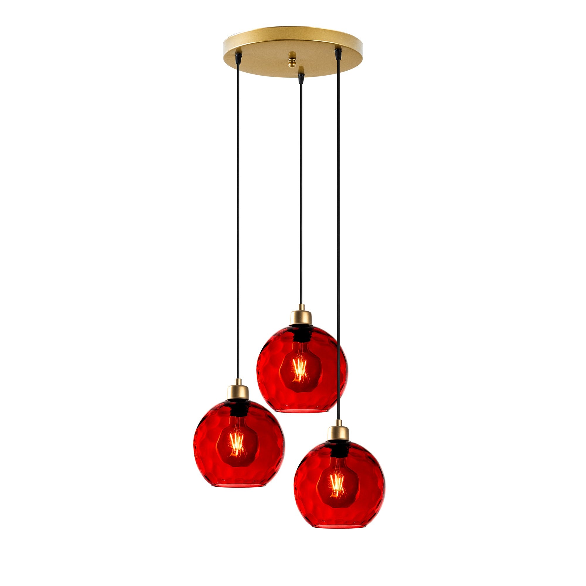 Candeeiro de Teto  - Benek - Vermelho