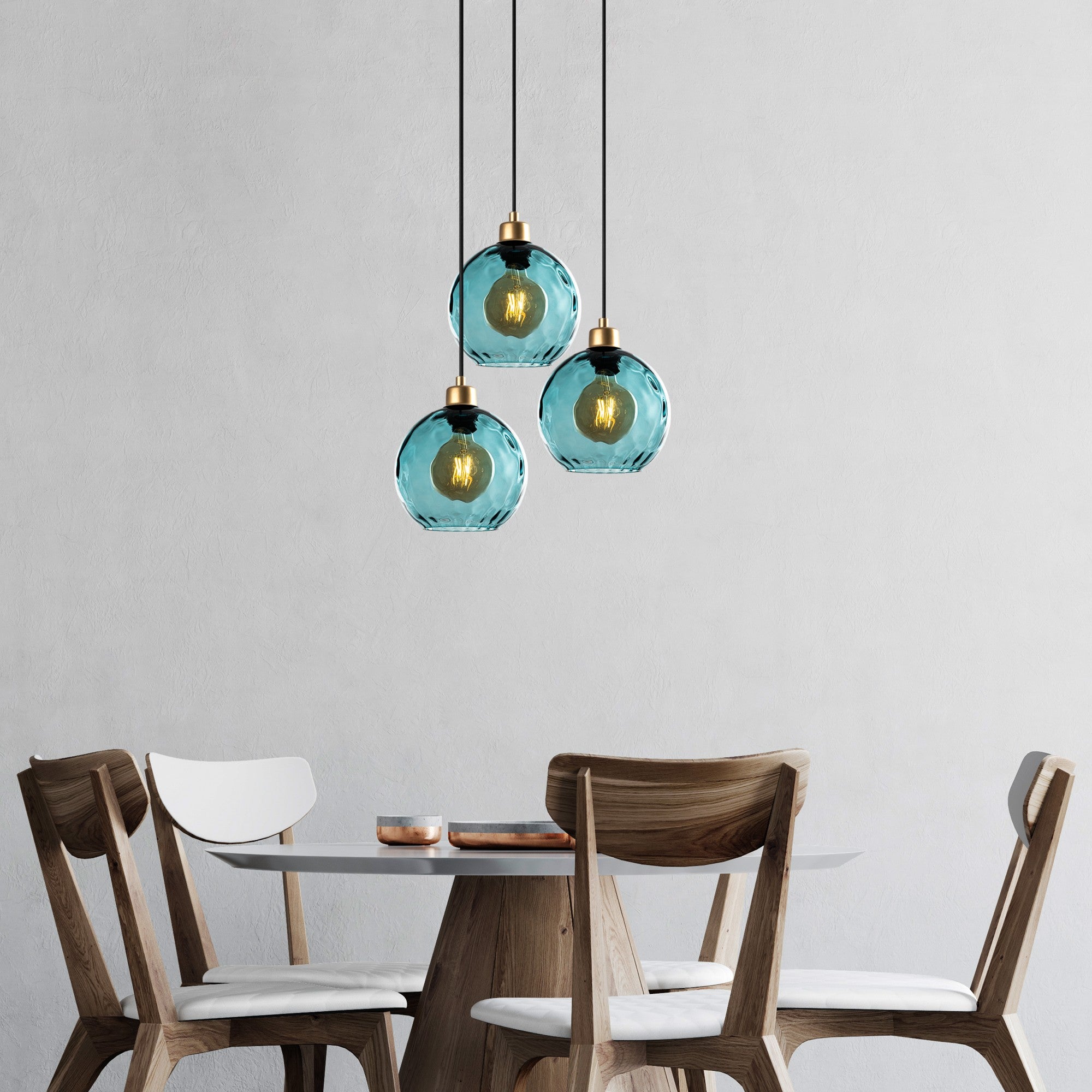 Candeeiro de Teto  - Benek - Azul