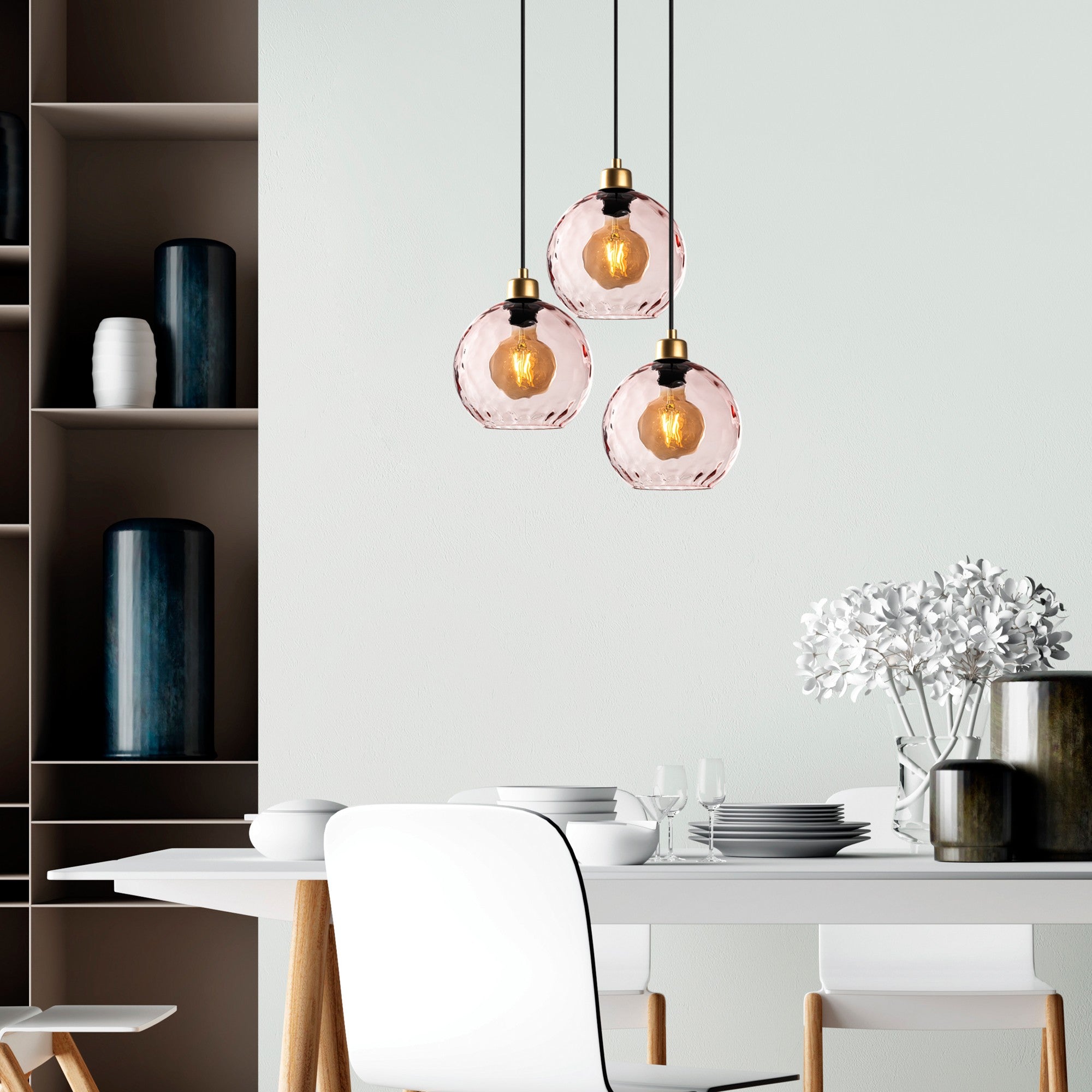 Candeeiro de Teto  - Benek - Rosa