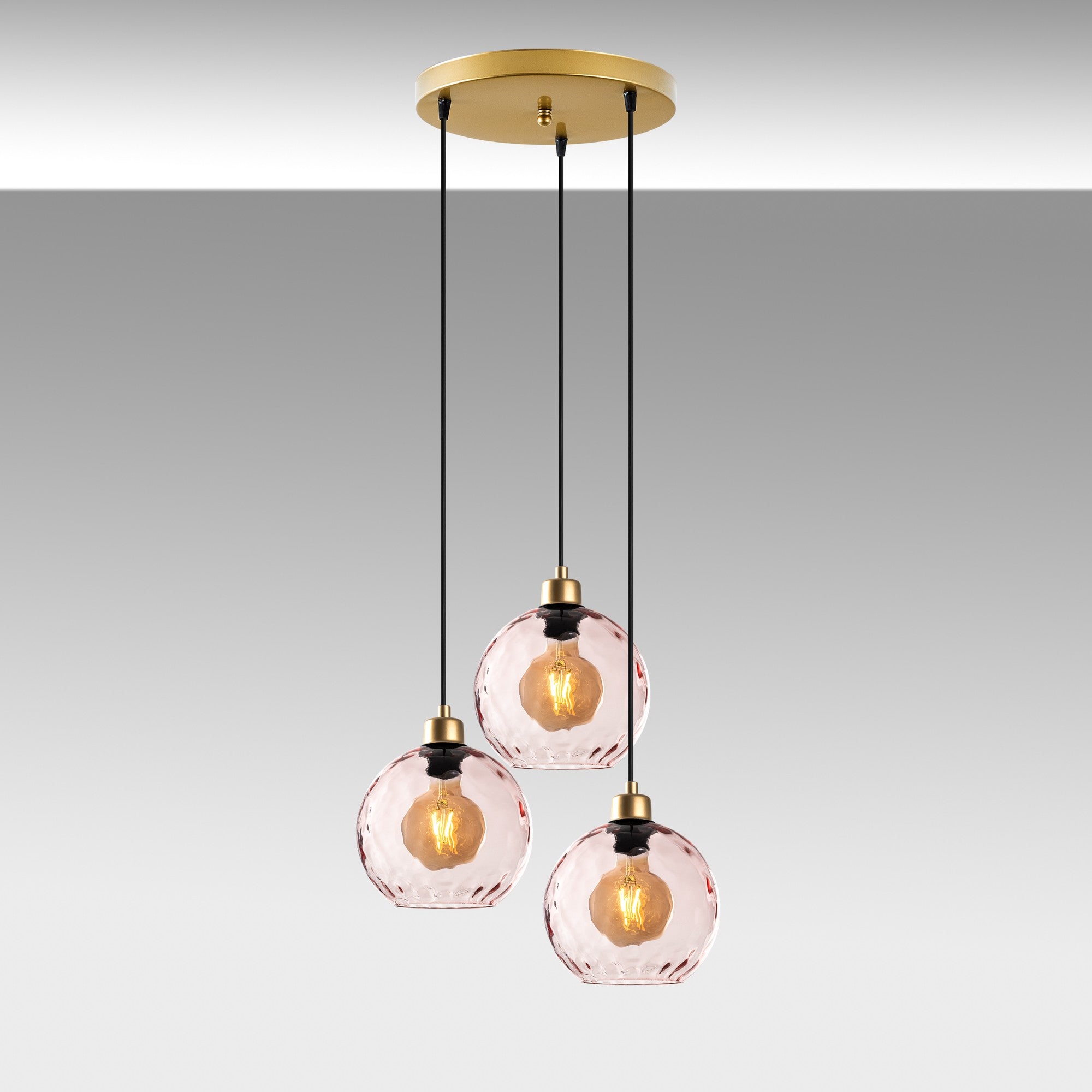 Candeeiro de Teto  - Benek - Rosa