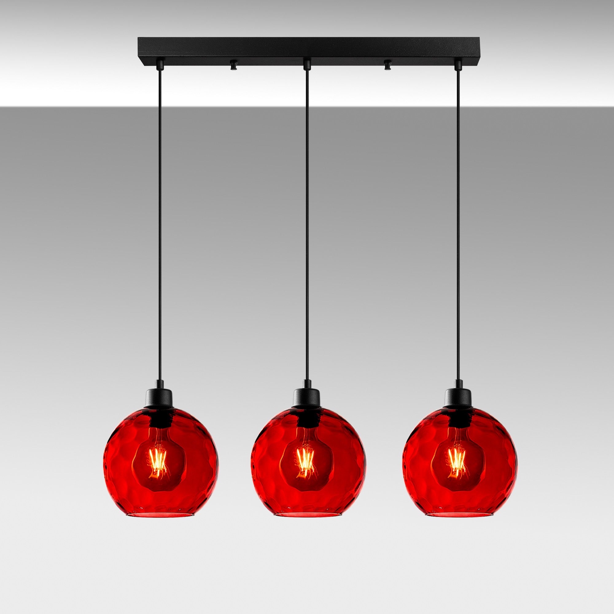 Candeeiro de Teto  - Benek - Vermelho