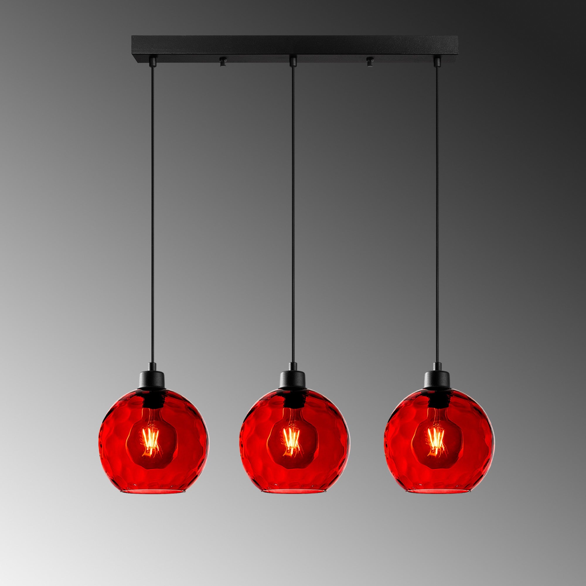 Candeeiro de Teto  - Benek - Vermelho