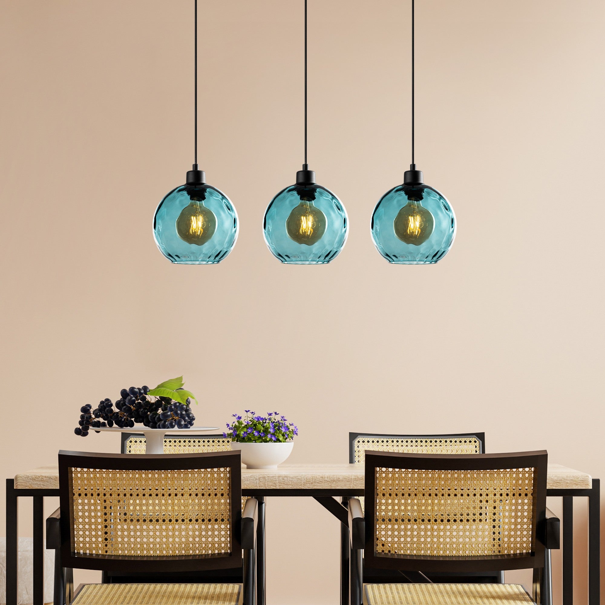 Candeeiro de Teto  - Benek - Azul