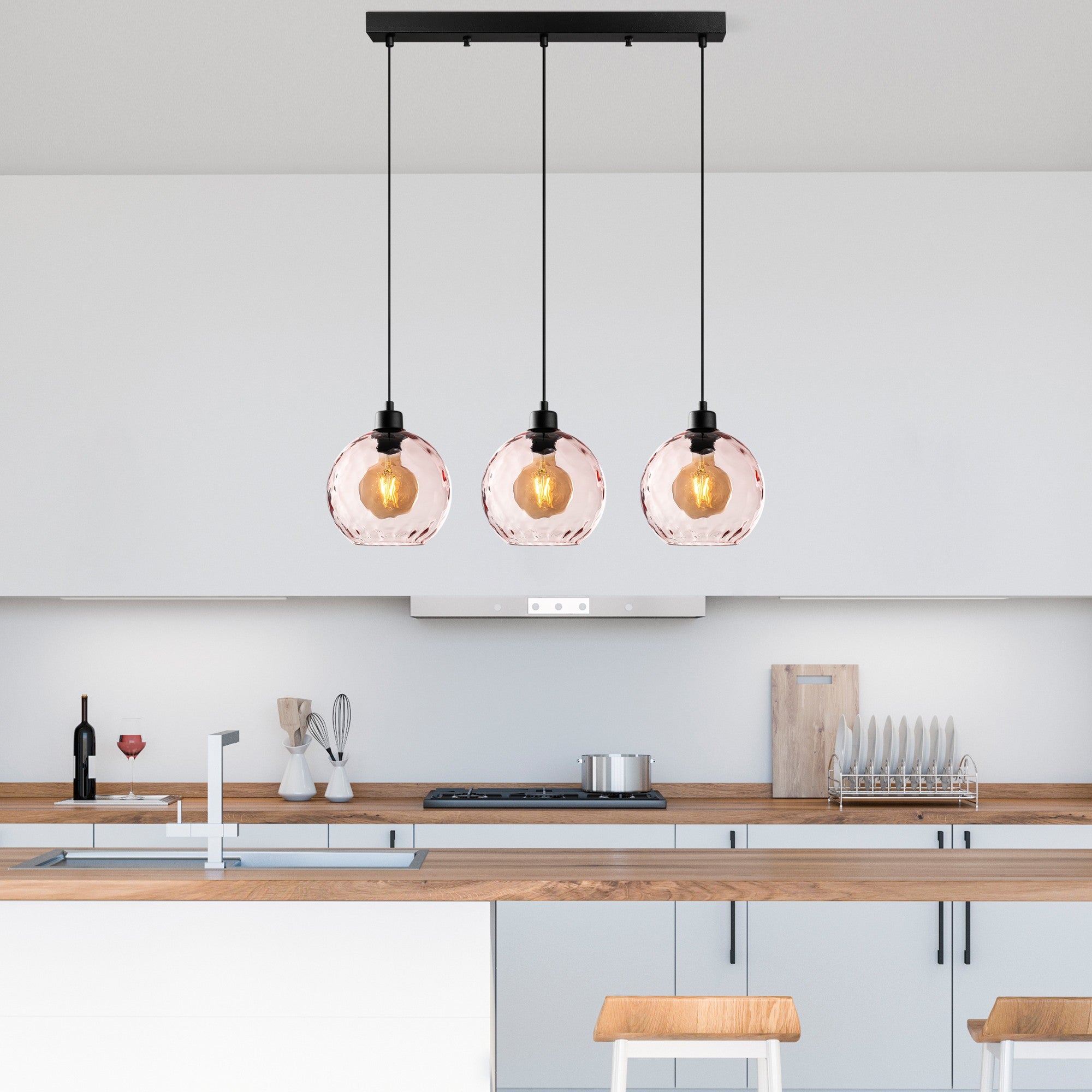 Candeeiro de Teto  - Benek - Rosa