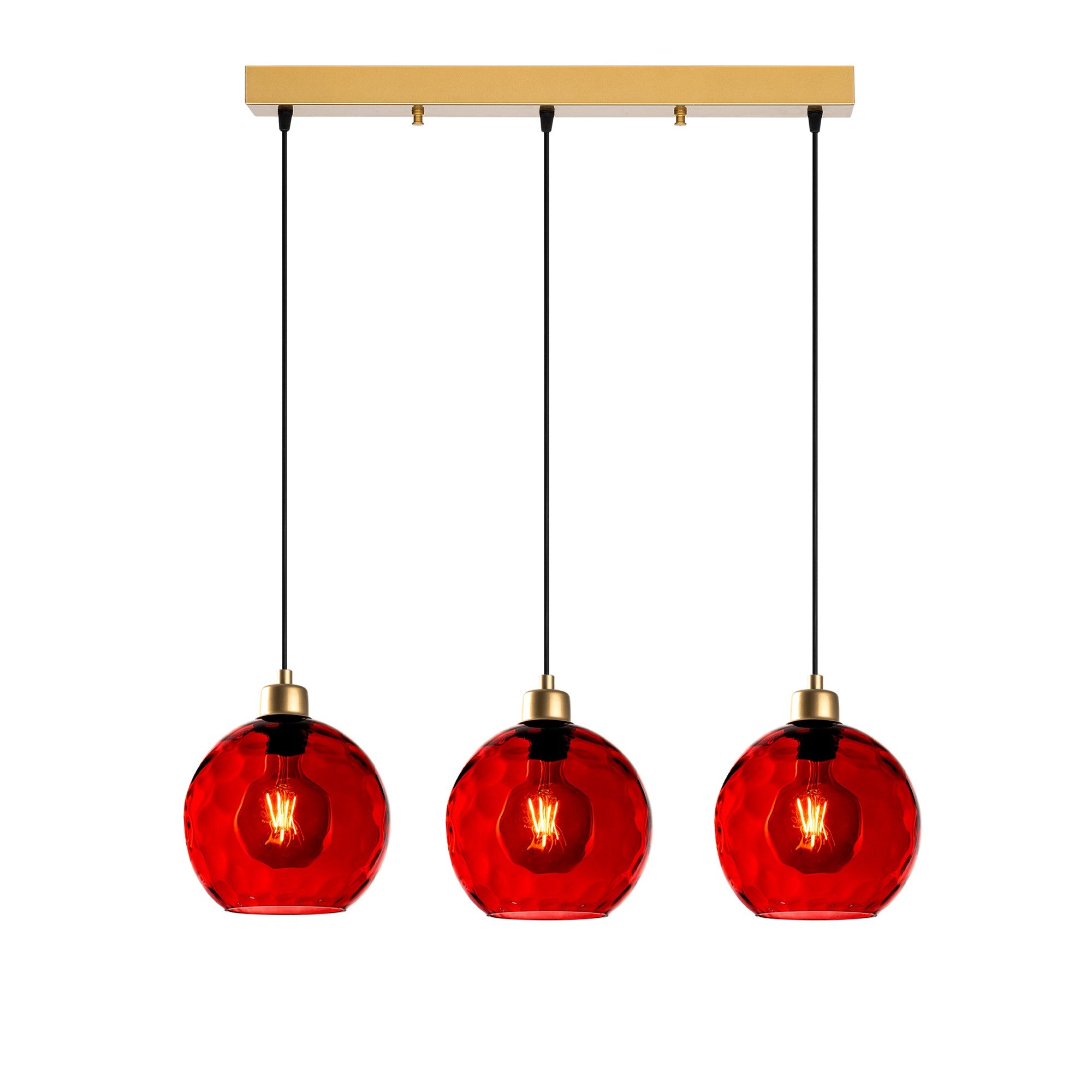 Candeeiro de Teto  - Benek - Vermelho