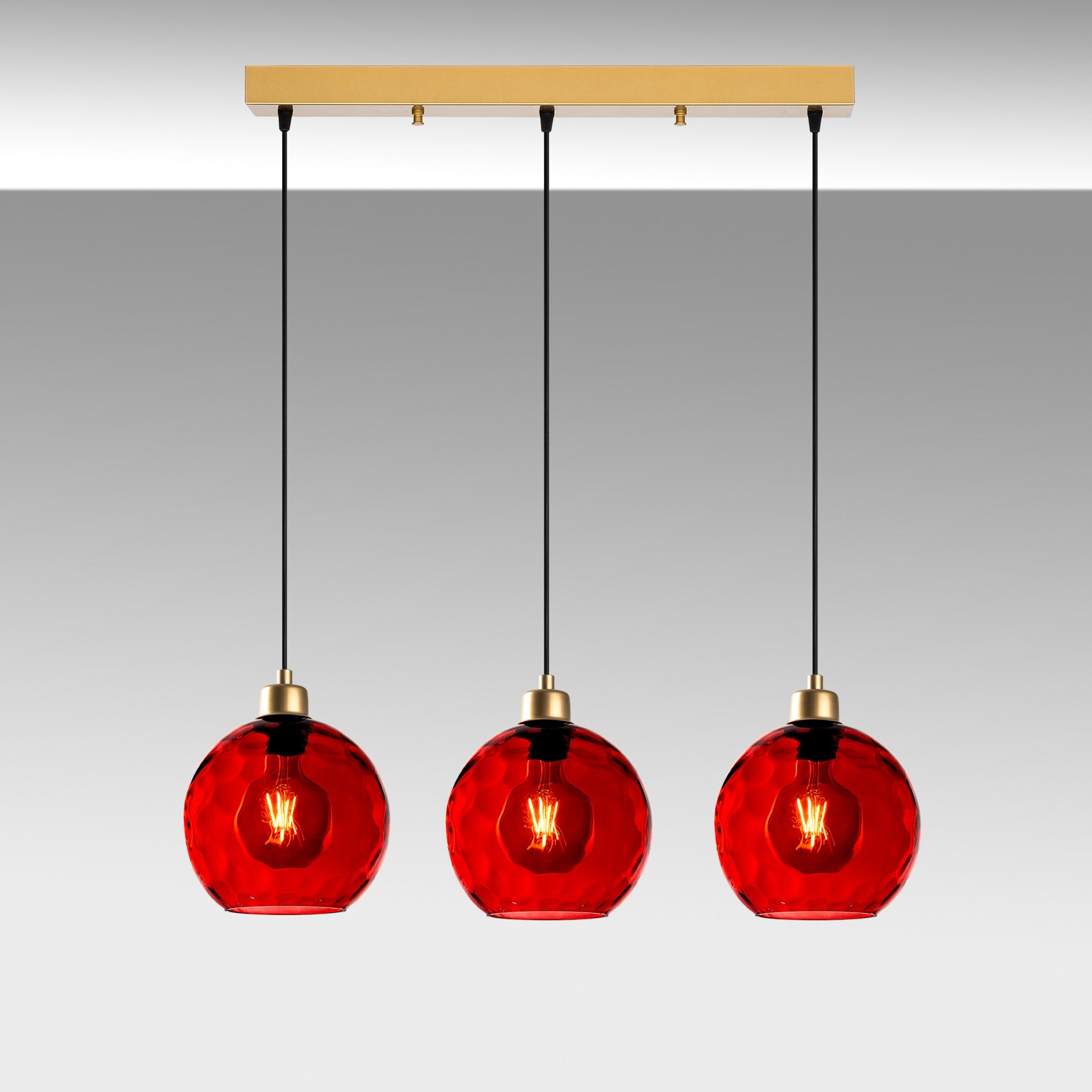 Candeeiro de Teto  - Benek - Vermelho