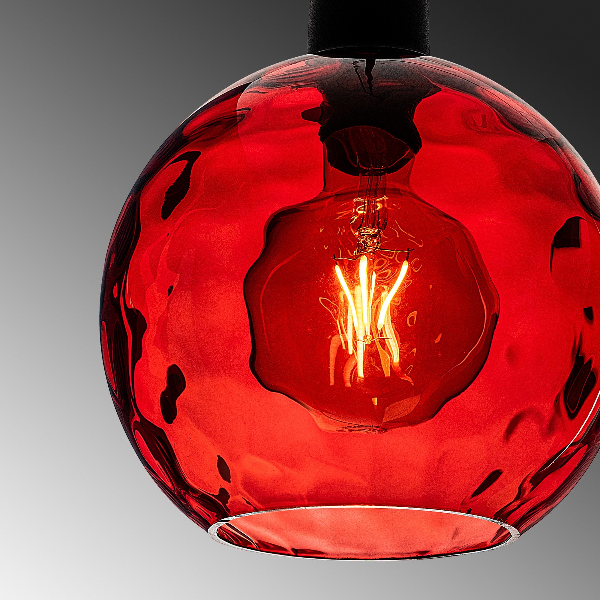 Candeeiro de Teto  - Benek - Vermelho