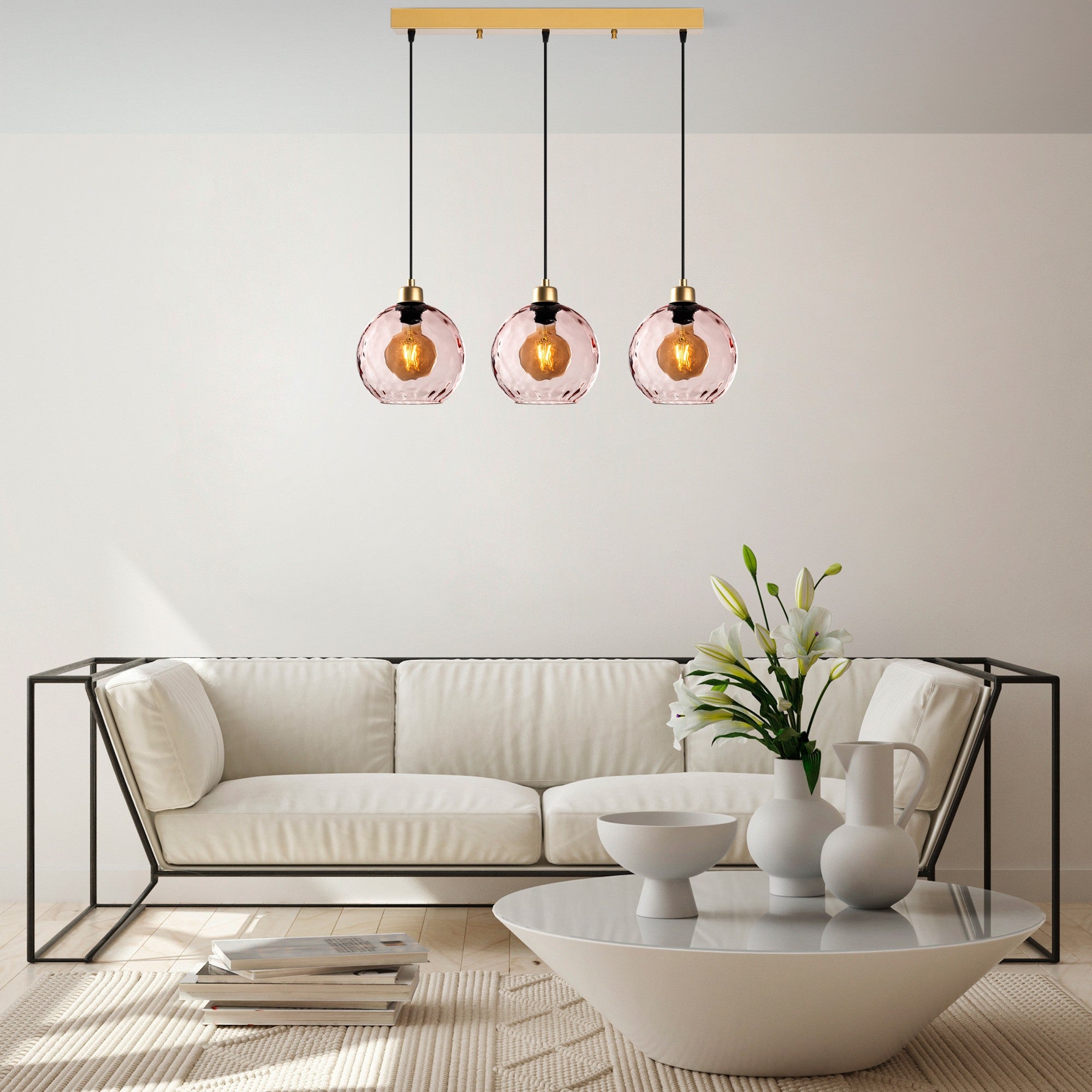 Candeeiro de Teto  - Benek - Rosa