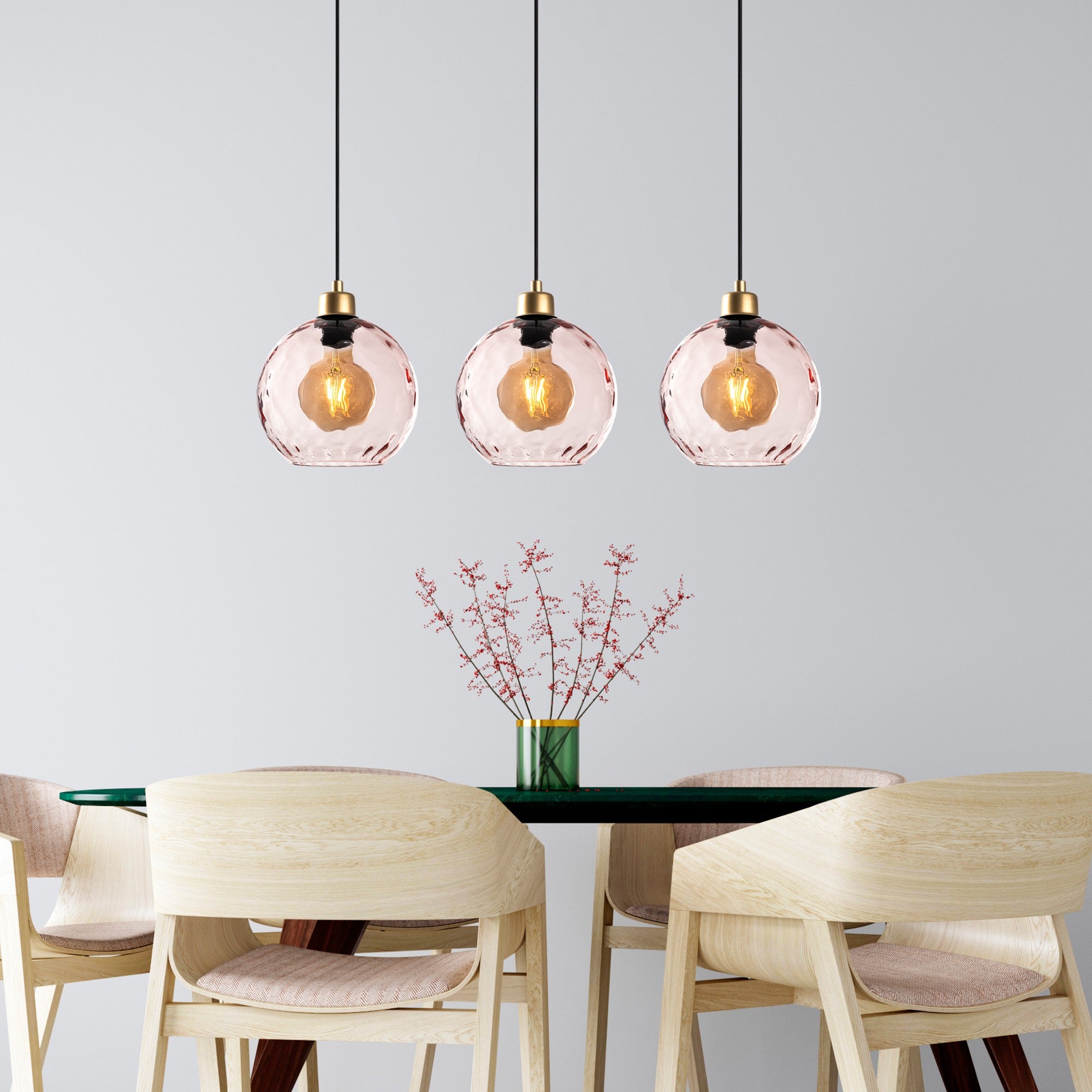 Candeeiro de Teto  - Benek - Rosa