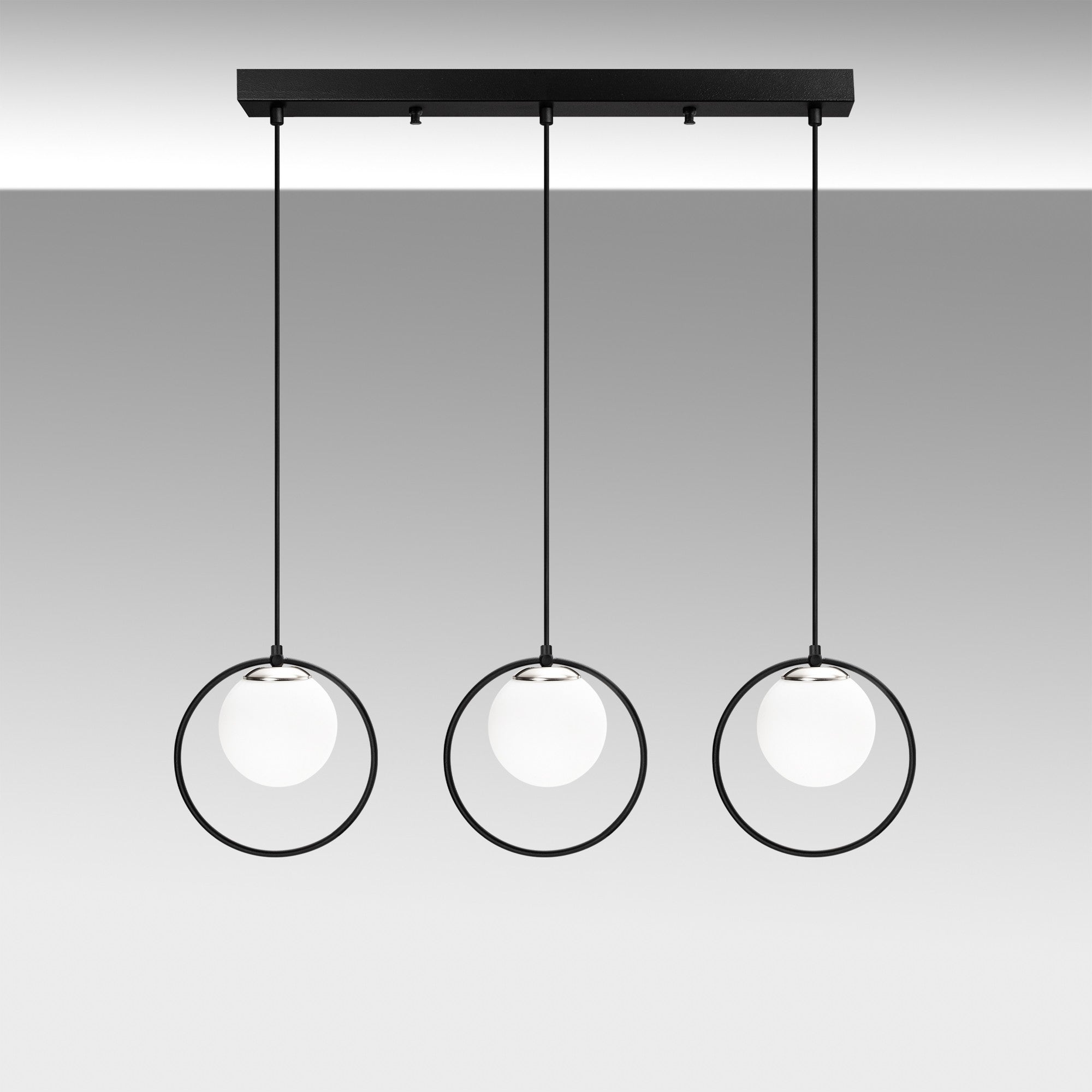 Candeeiro de Teto  - Dolunay - Preto