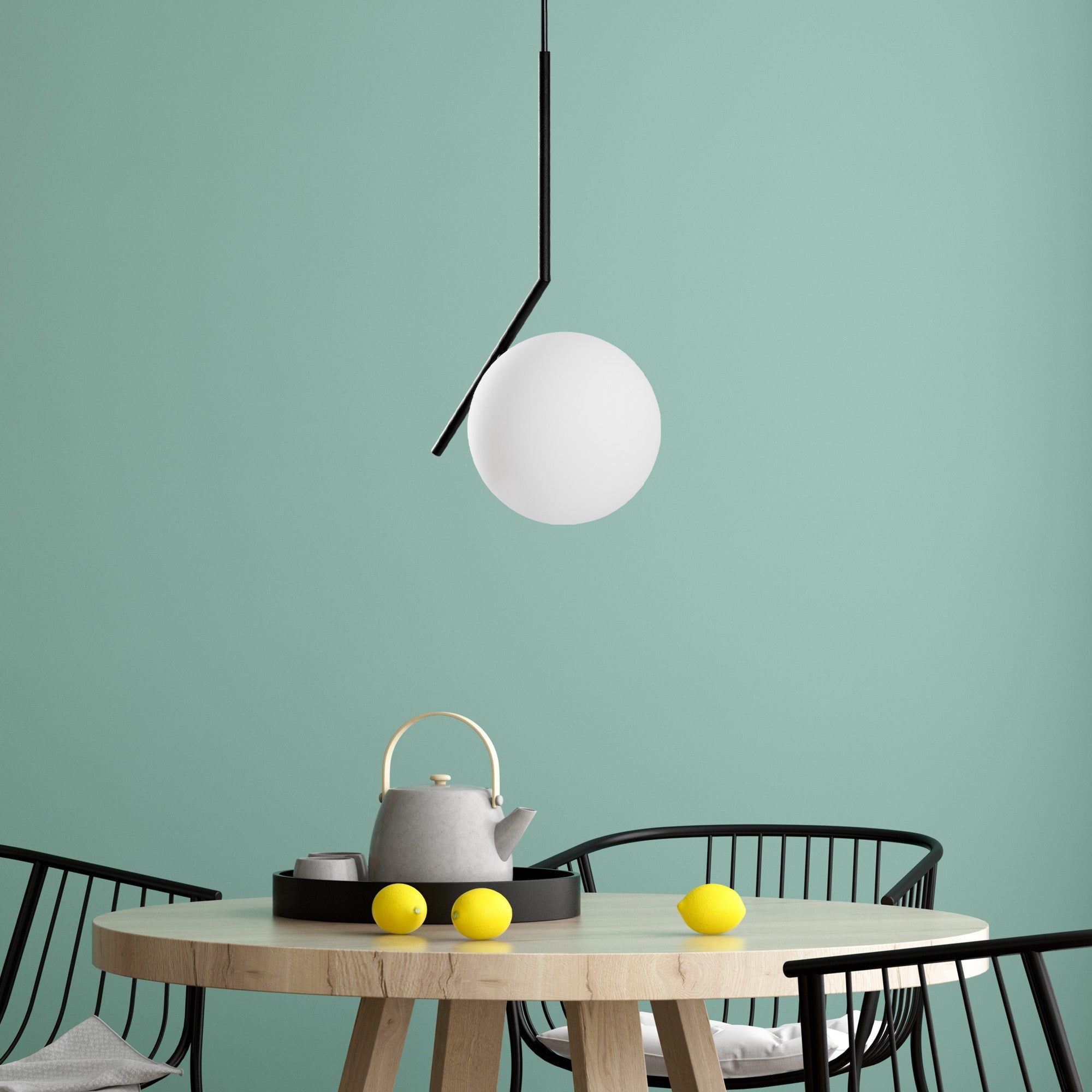 Candeeiro de Teto  - Luminar - Preto