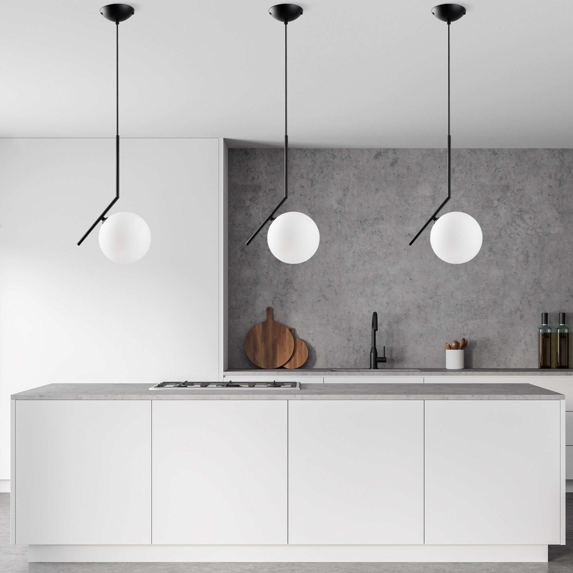 Candeeiro de Teto  - Luminar - Preto