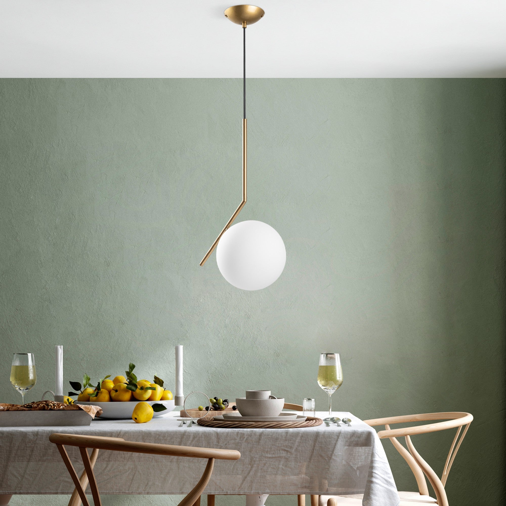 Candeeiro de Teto  - Luminar - Ouro