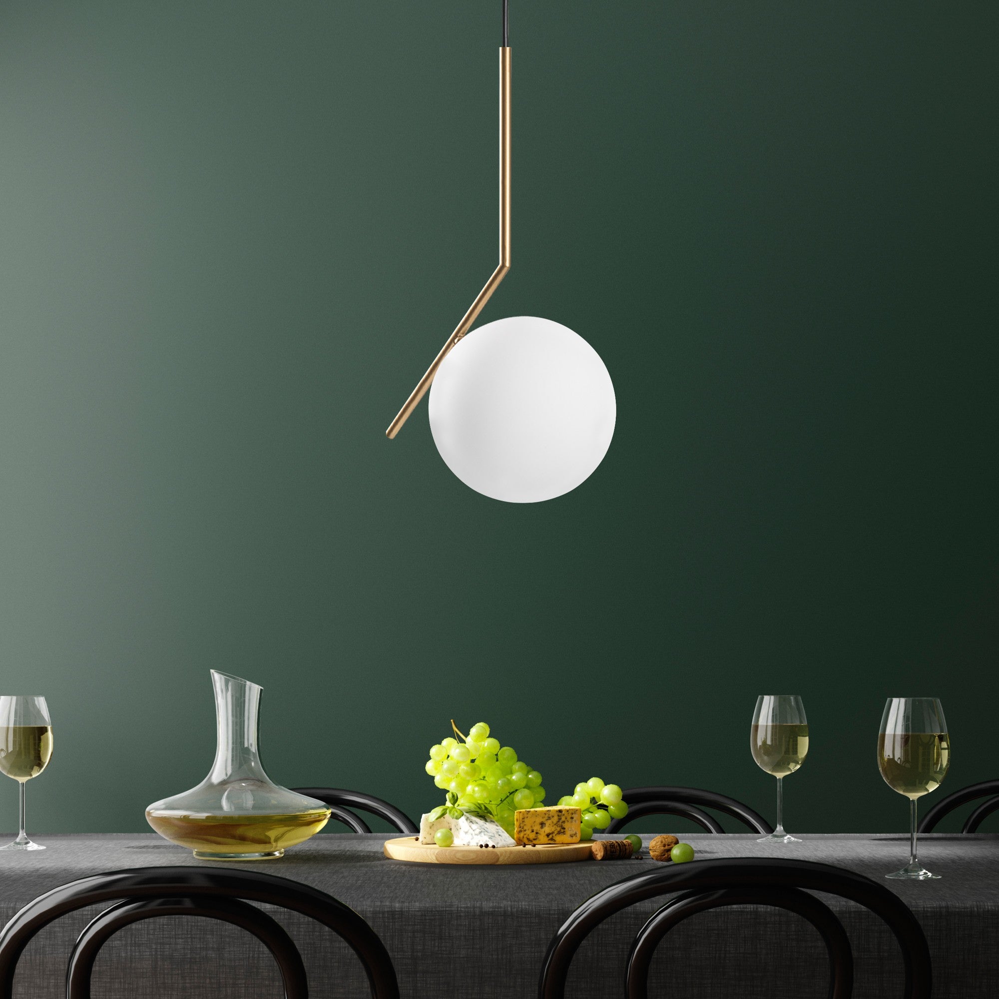 Candeeiro de Teto  - Luminar - Ouro