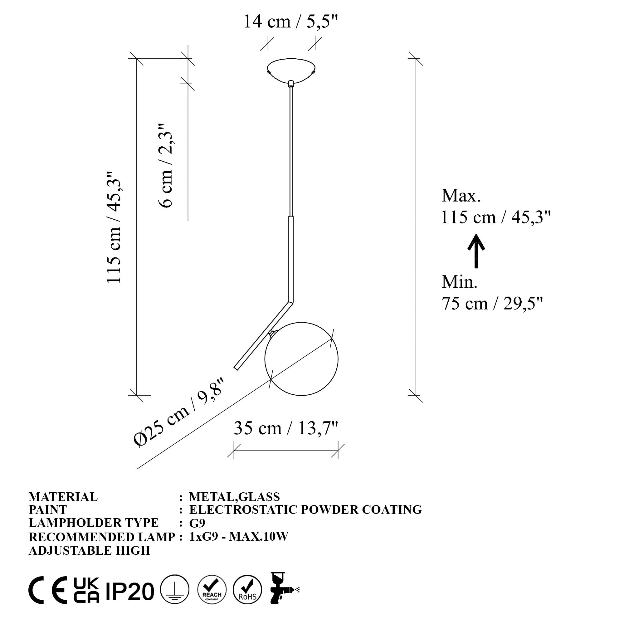 Candeeiro de Teto  - Luminar - Ouro