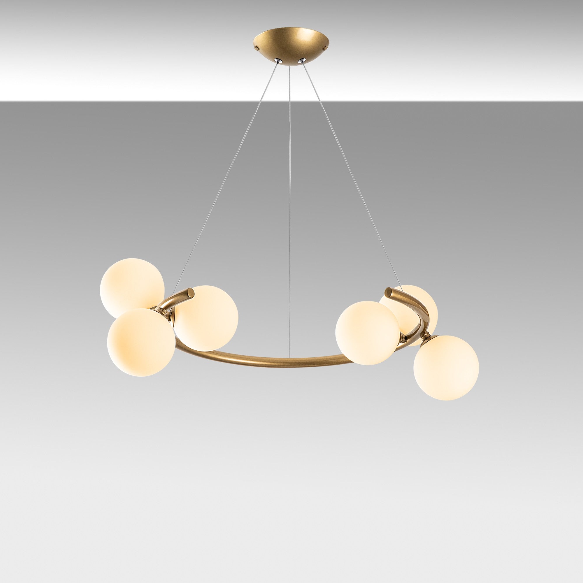 Candeeiro de Teto  - Luminar - Ouro