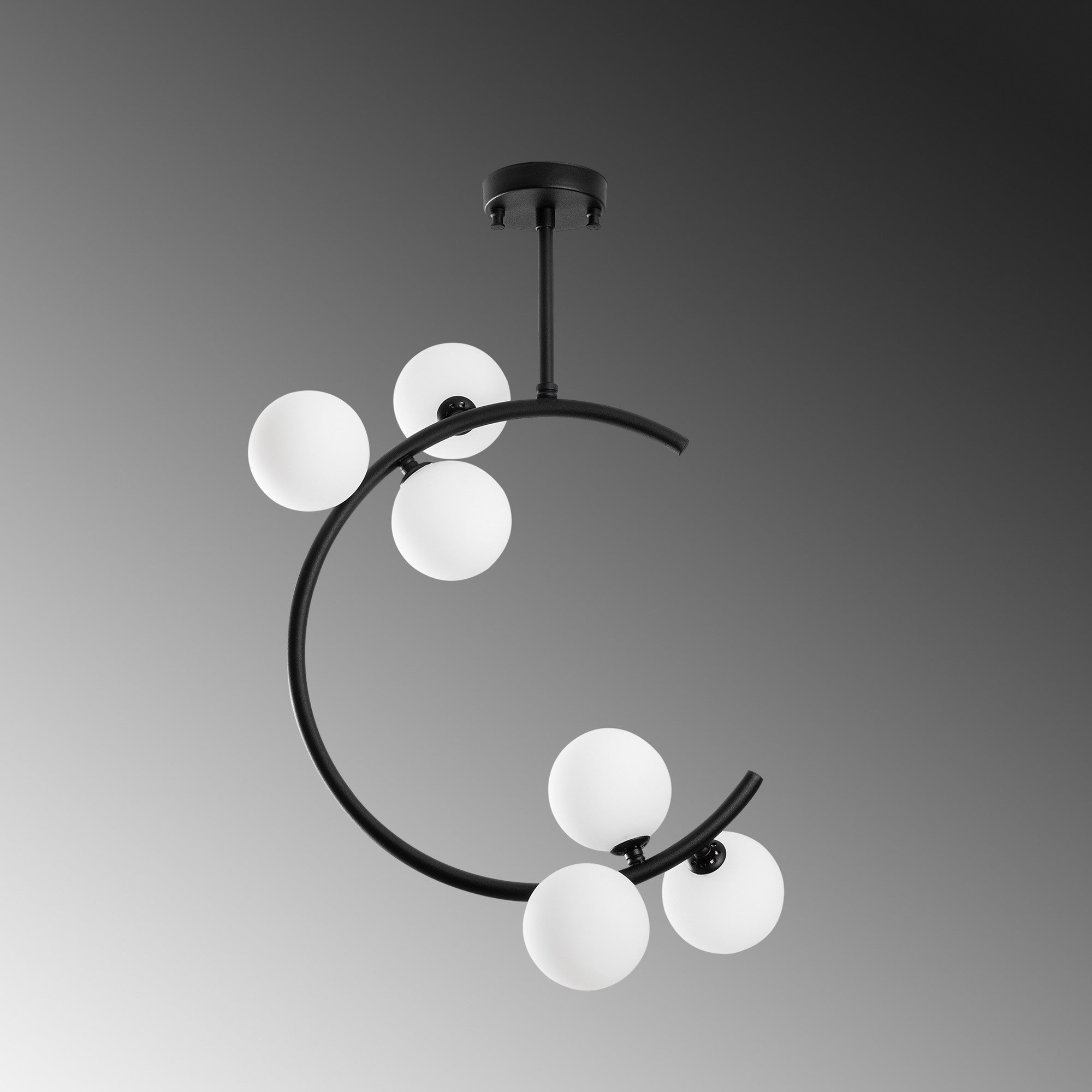 Candeeiro de Teto  - Luminar - Preto