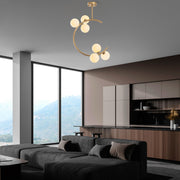 Candeeiro de Teto  - Luminar - Ouro